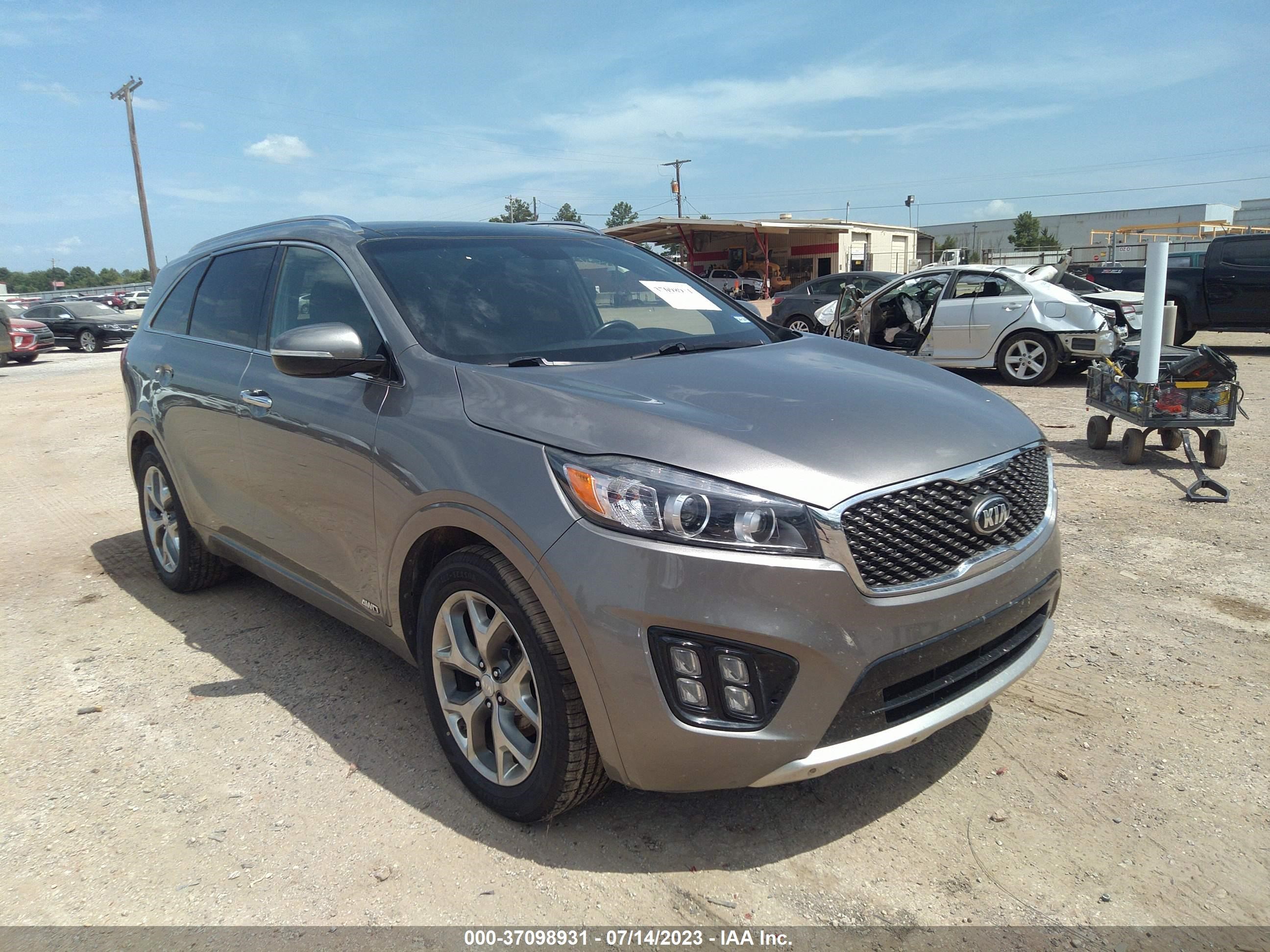 KIA SORENTO 2016 5xypkda14gg031909