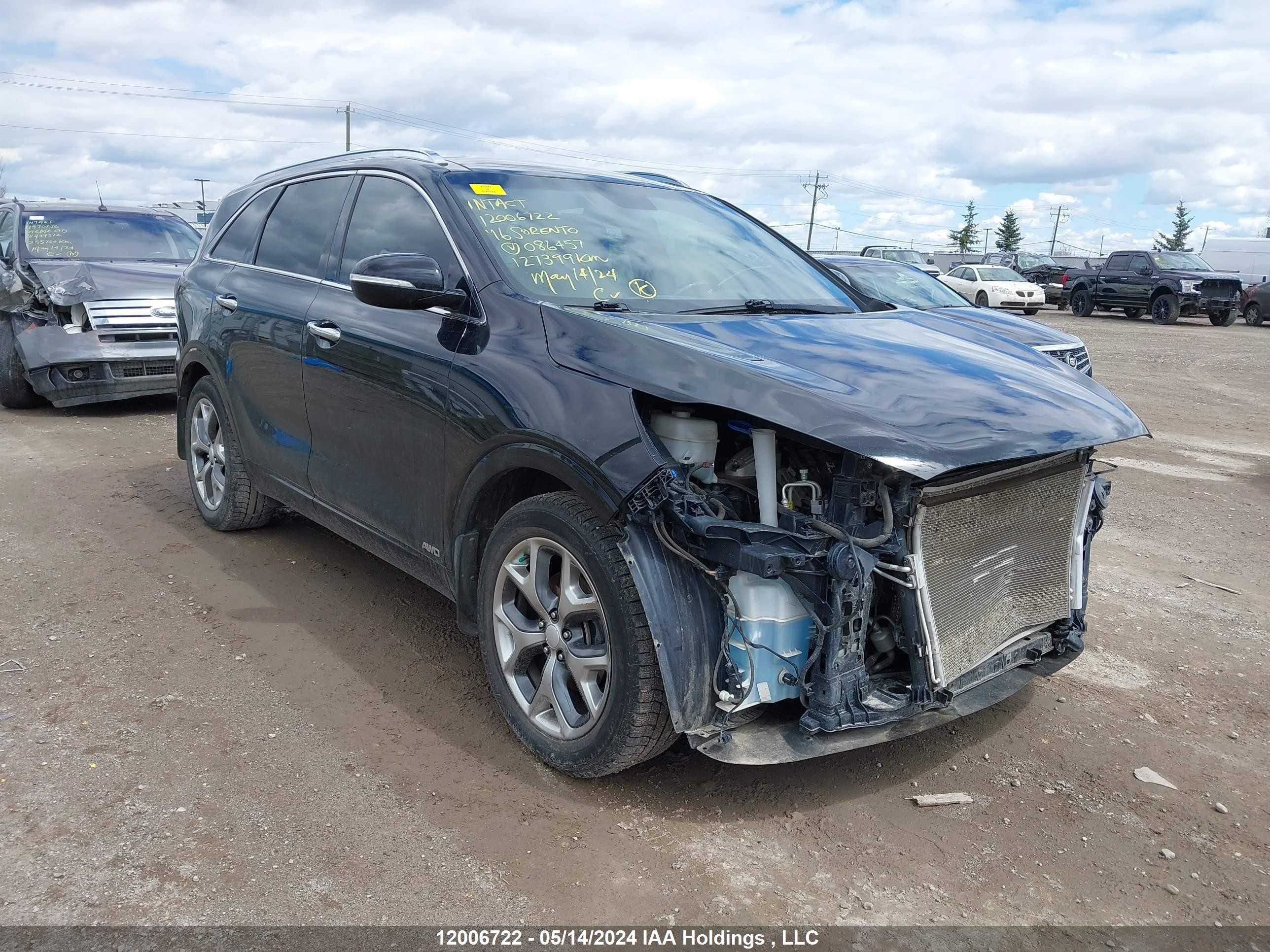 KIA SORENTO 2016 5xypkda52gg086457