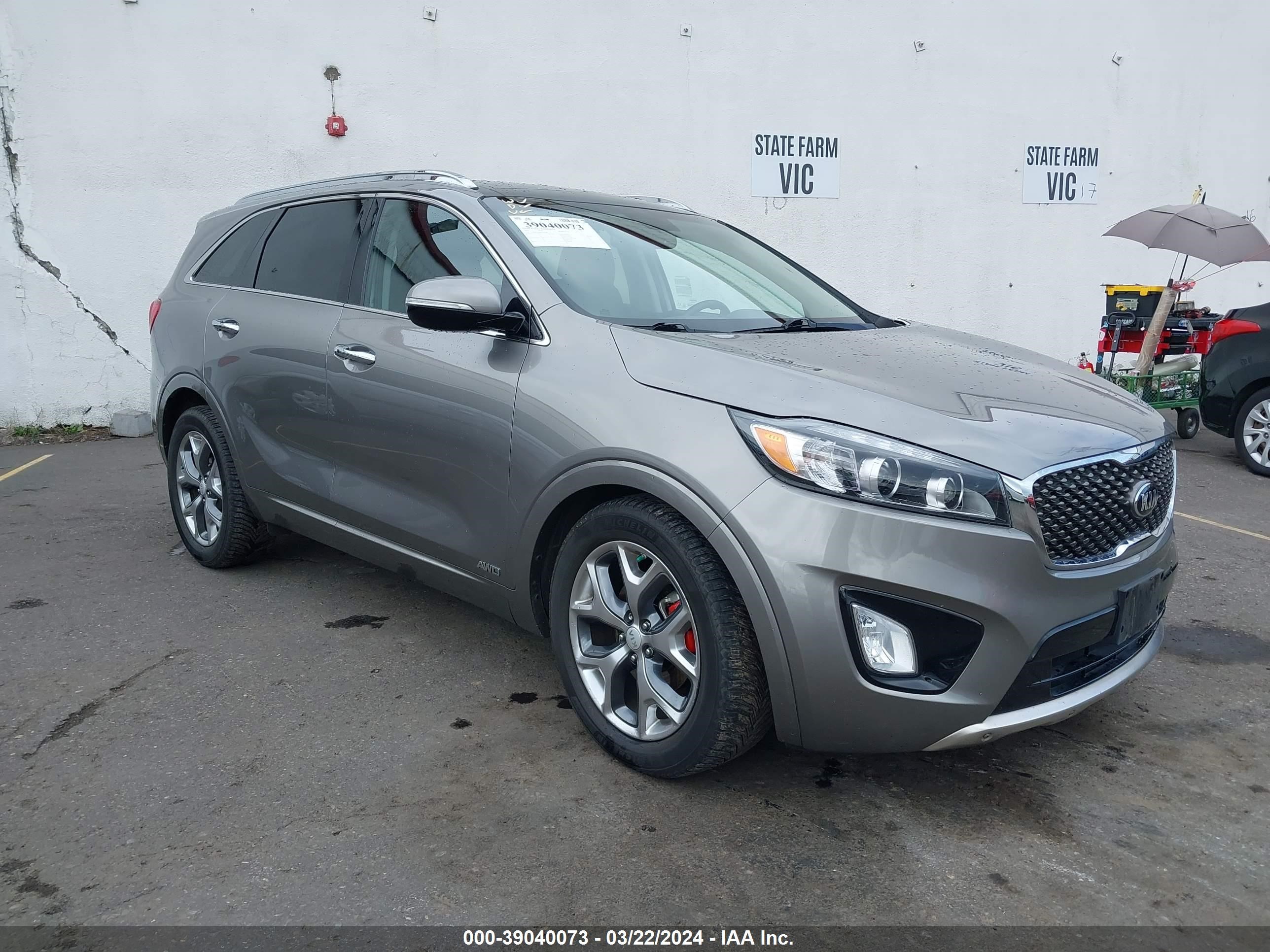 KIA SORENTO 2017 5xypkda54hg273801