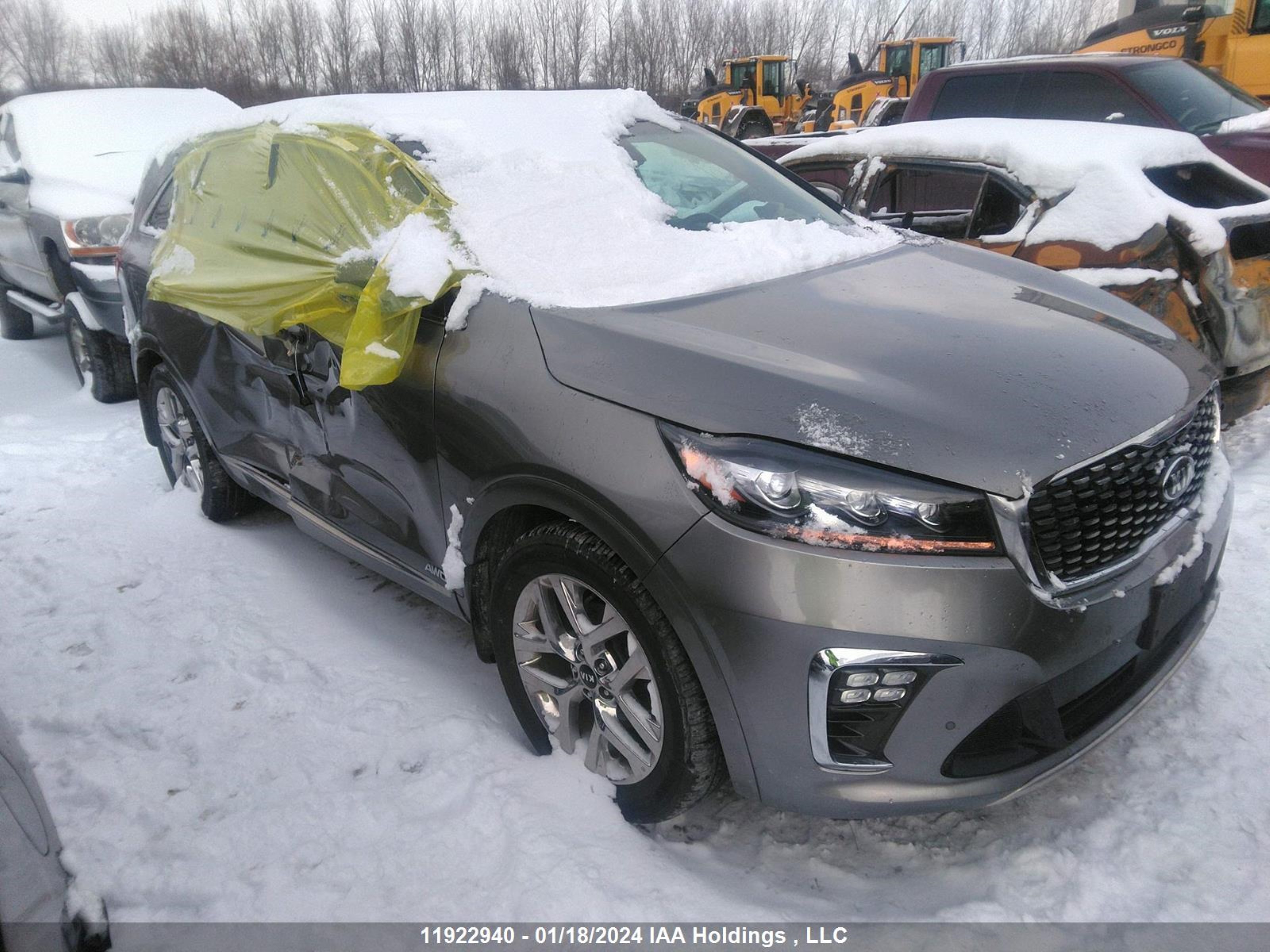 KIA SORENTO 2019 5xypkda54kg521696