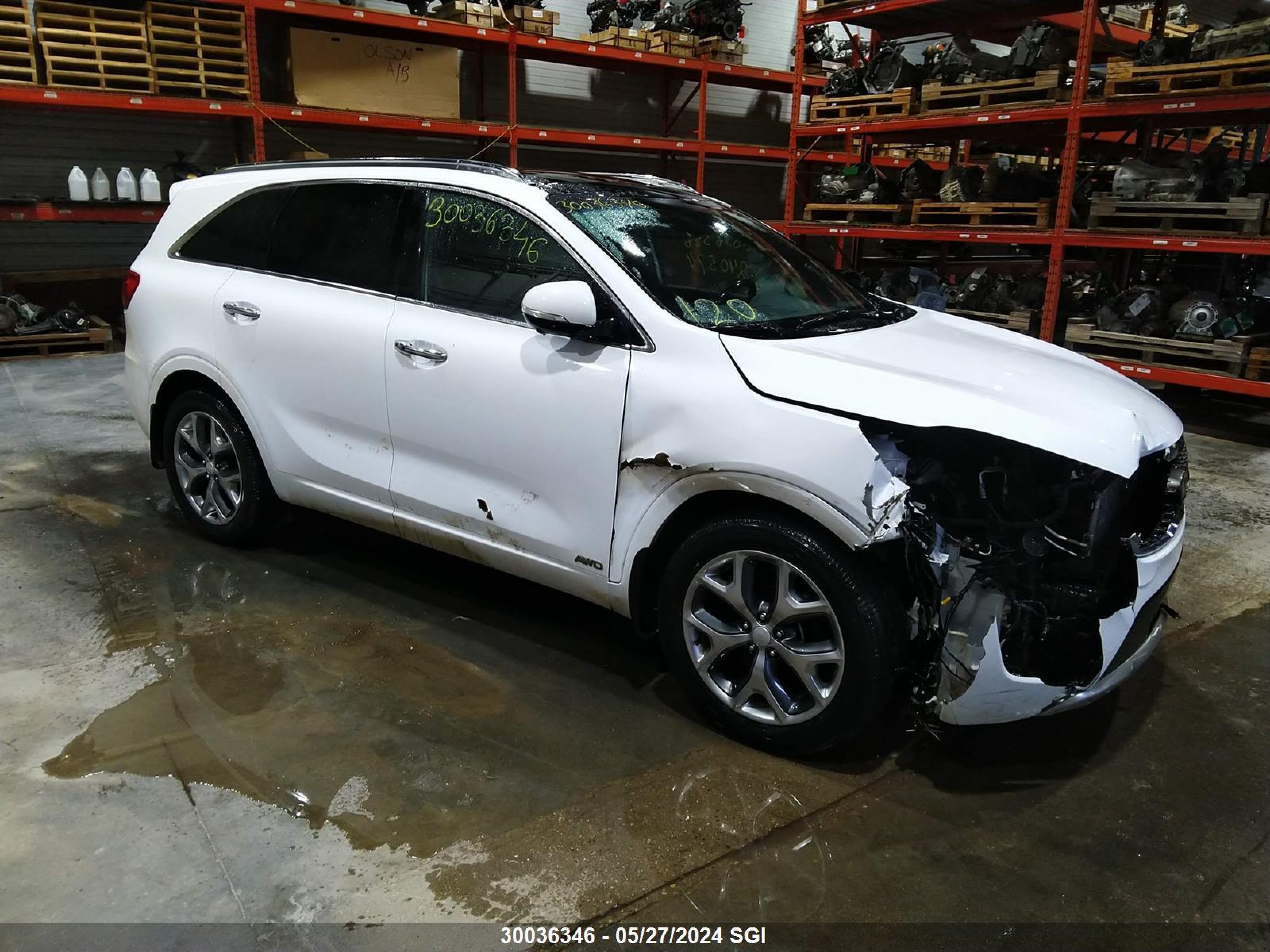 KIA SORENTO 2016 5xypkda56gg129598