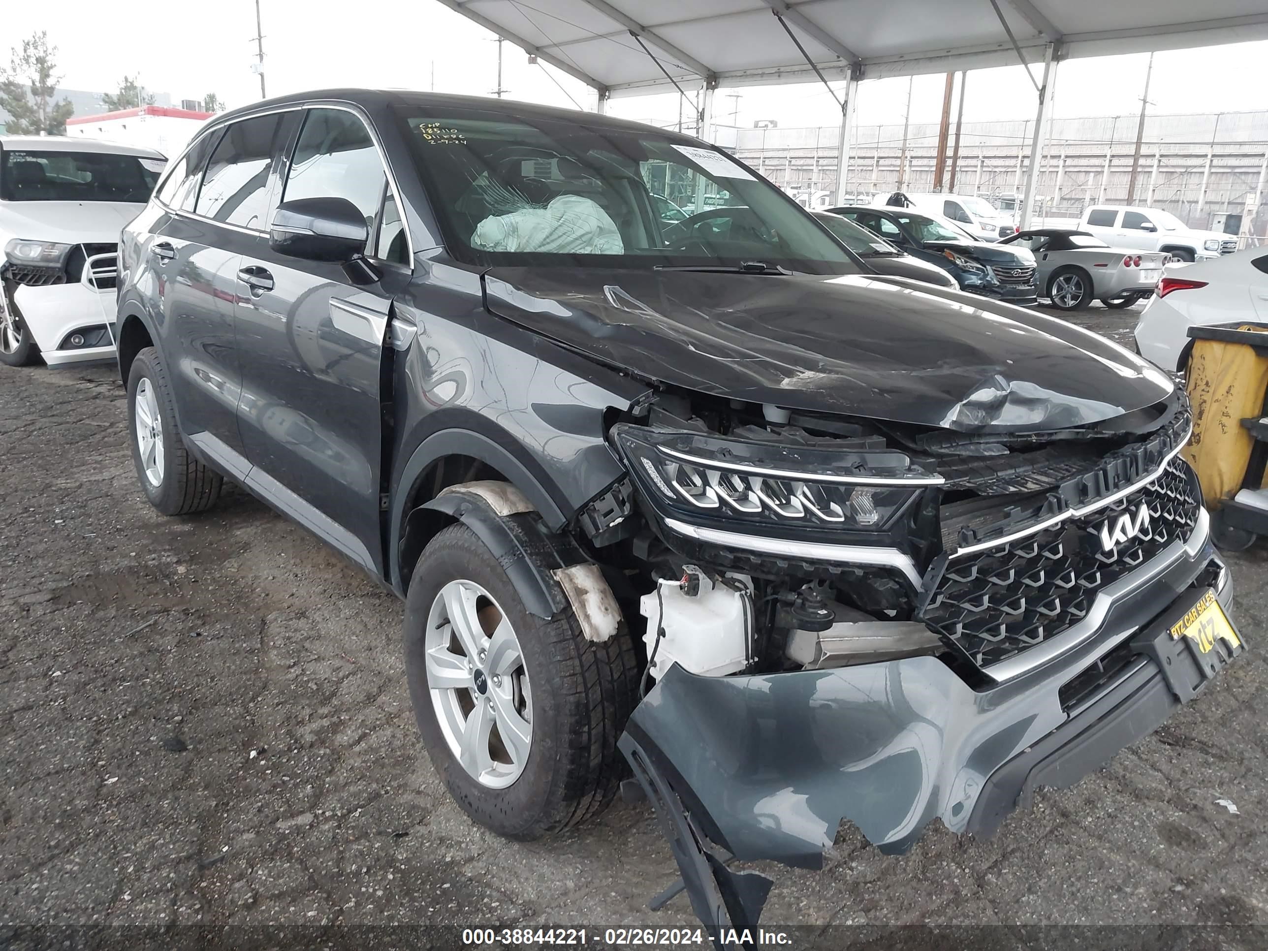 KIA SORENTO 2022 5xyrgdlc7ng123585