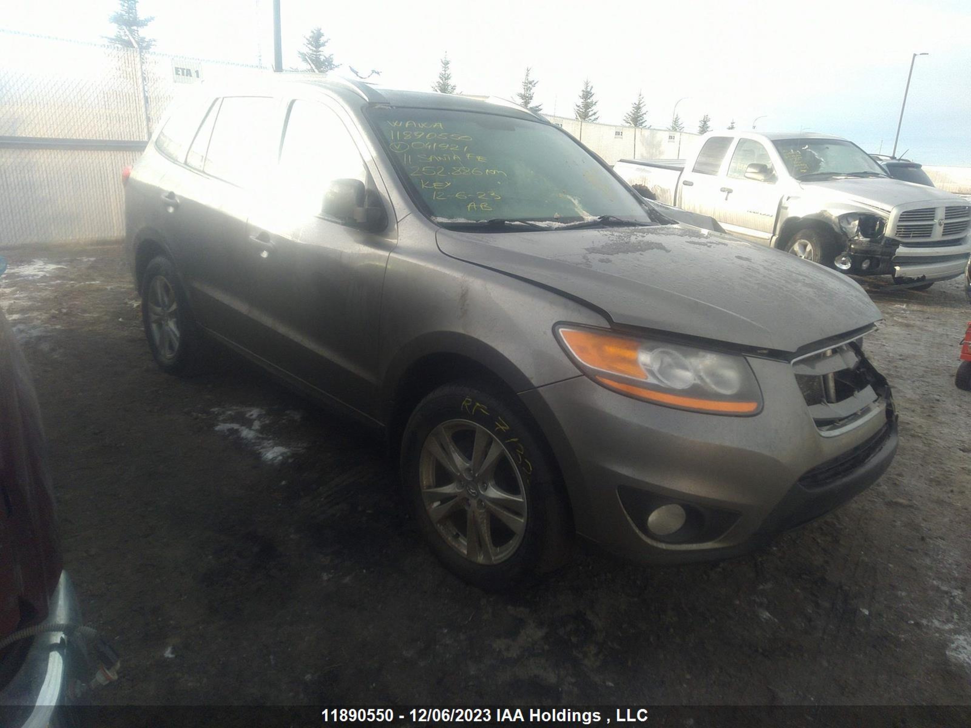 HYUNDAI SANTA FE 2011 5xyzgdag1bg041921