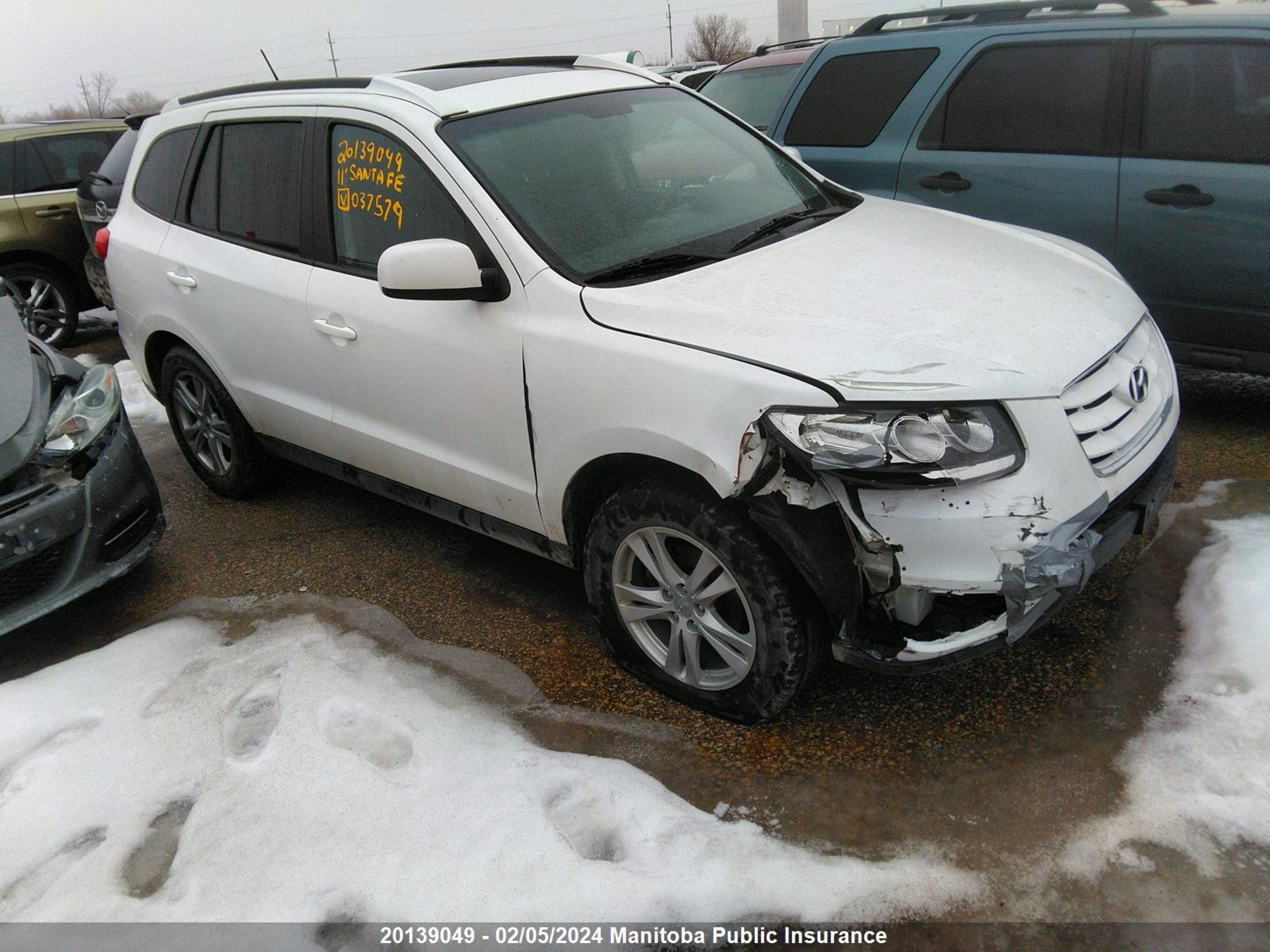 HYUNDAI SANTA FE 2011 5xyzgdag7bg037579