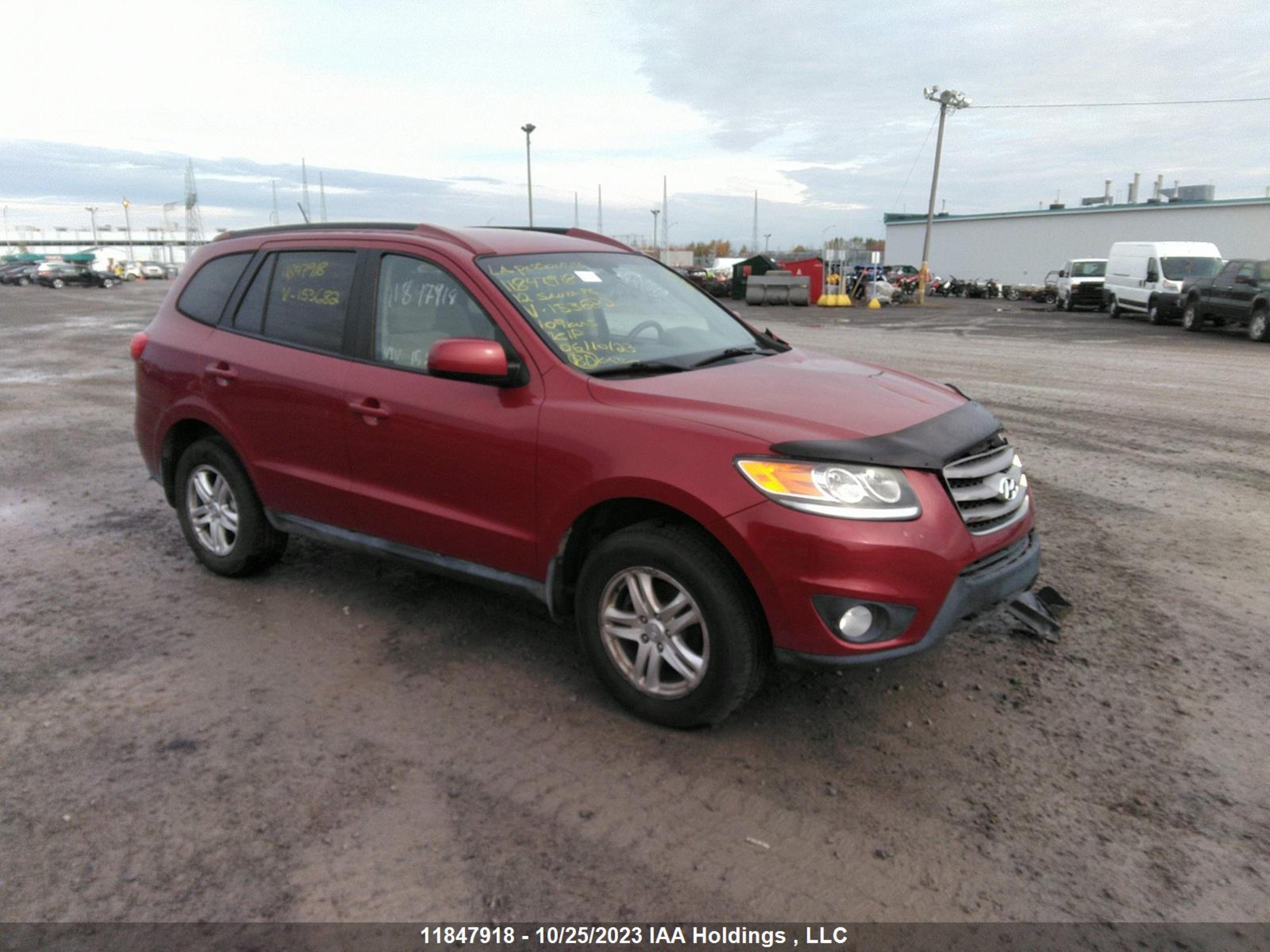 HYUNDAI SANTA FE 2012 5xyzgdag8cg153682