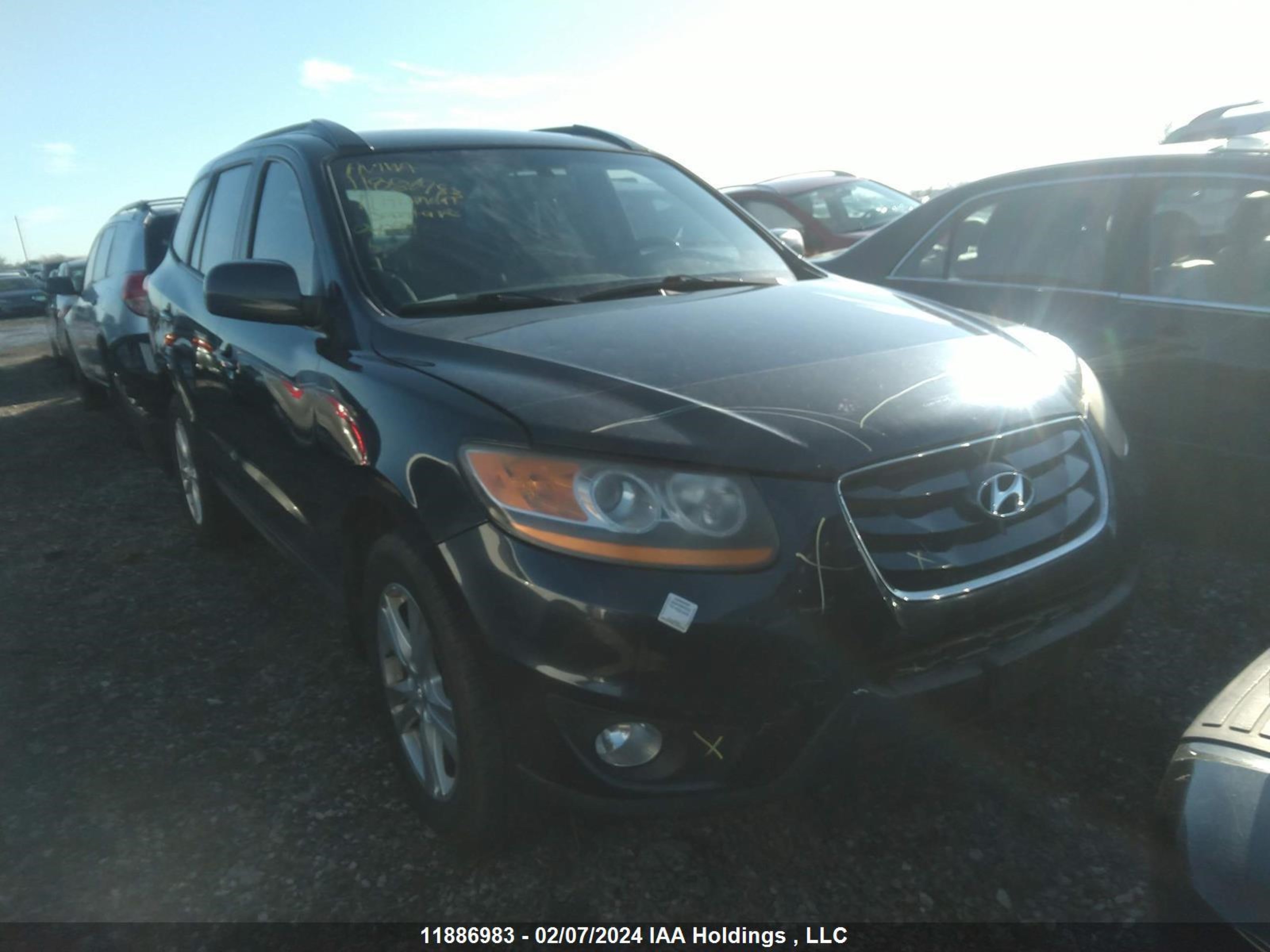 HYUNDAI SANTA FE 2011 5xyzhdag1bg040992