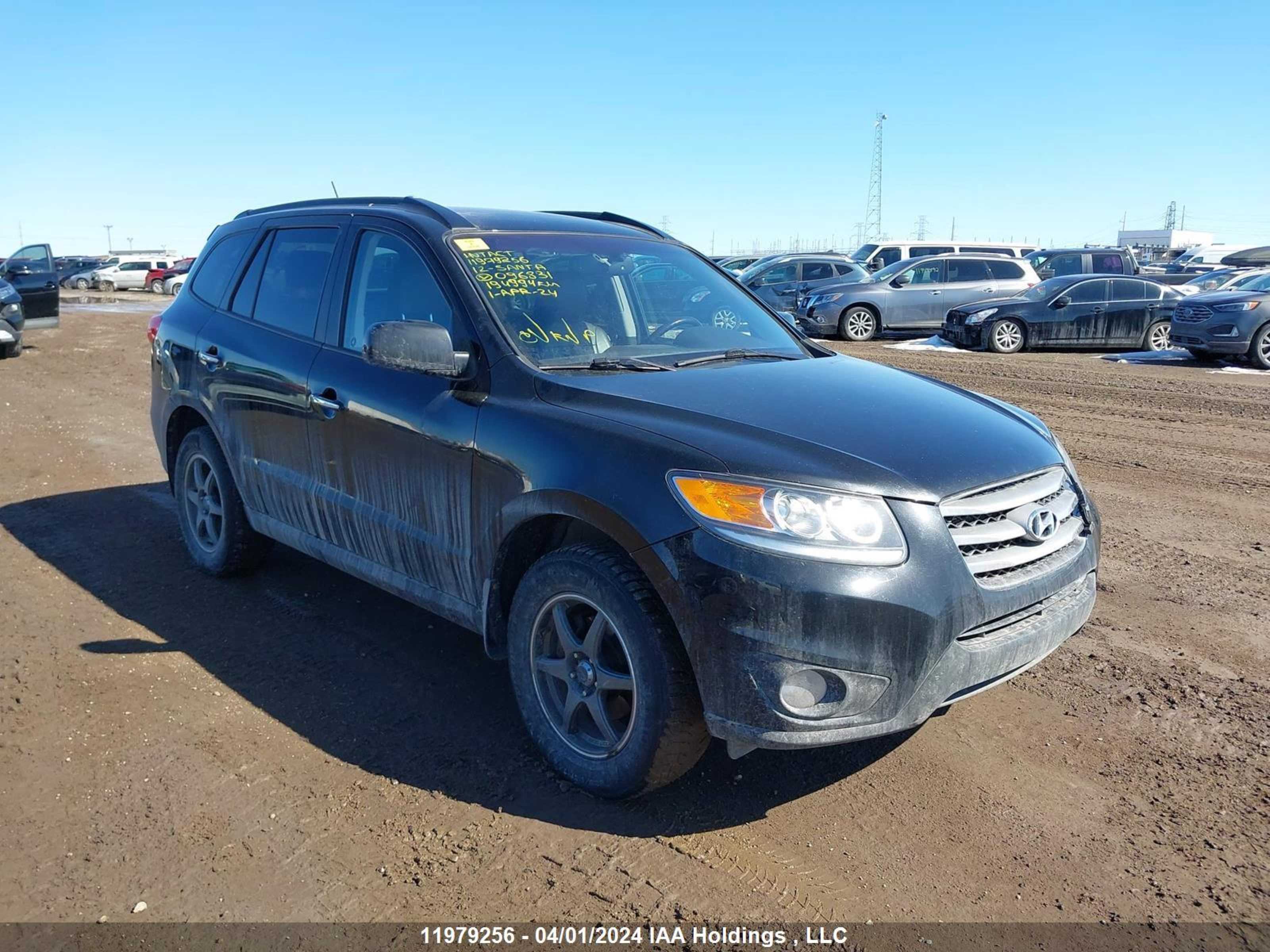 HYUNDAI SANTA FE 2012 5xyzhdag2cg096831