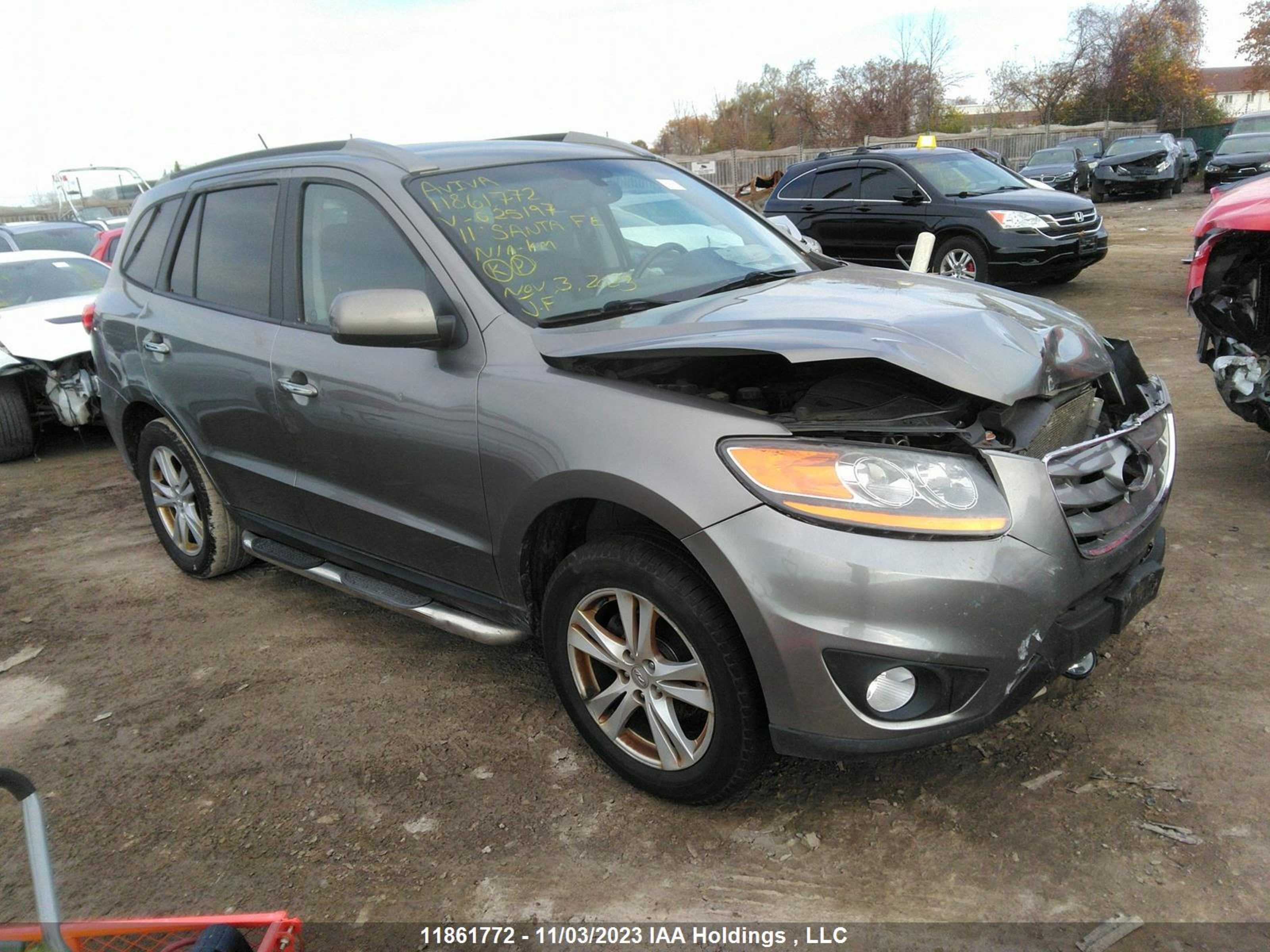 HYUNDAI SANTA FE 2011 5xyzhdag3bg025197