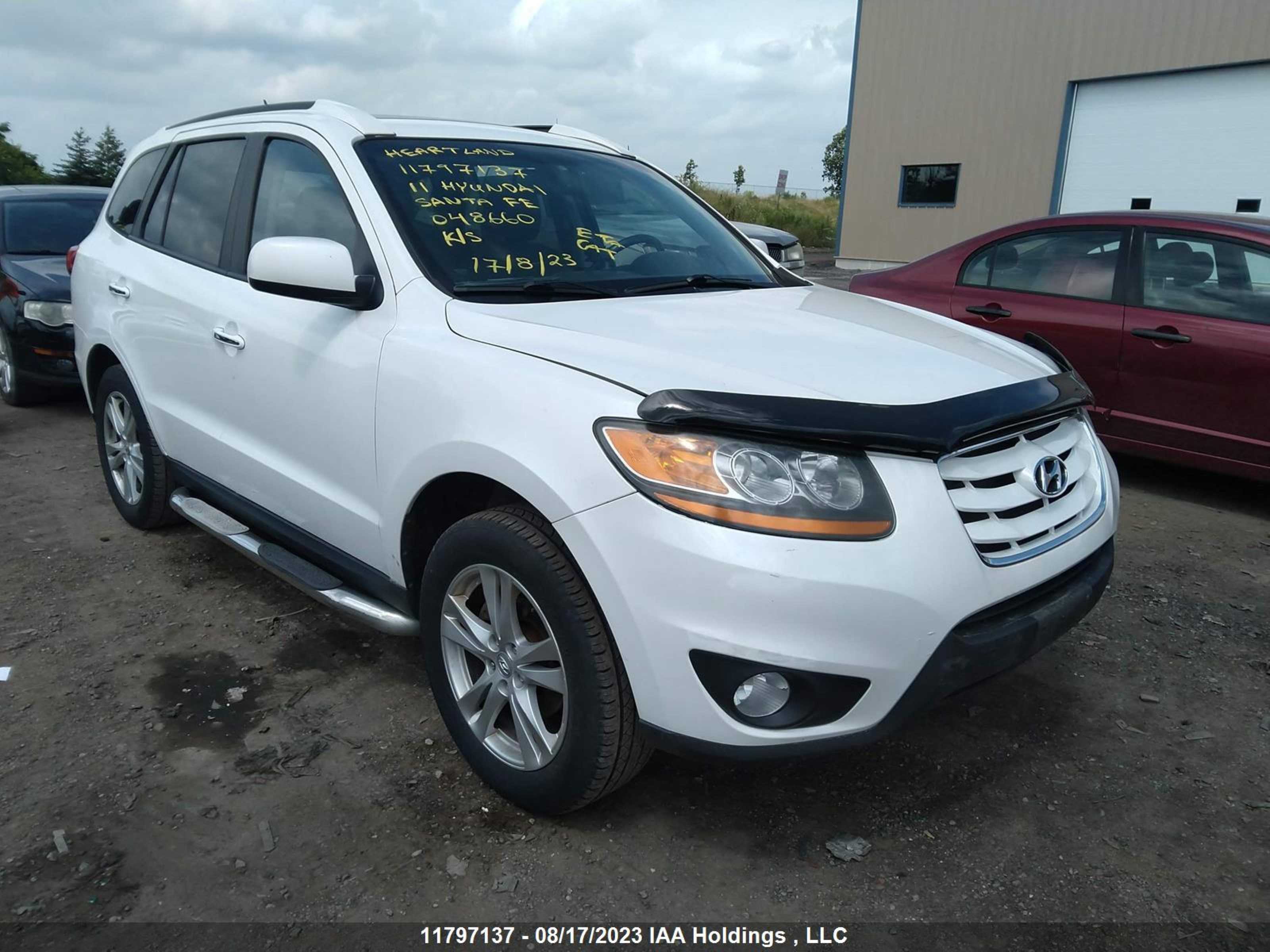 HYUNDAI SANTA FE 2011 5xyzhdag5bg048660