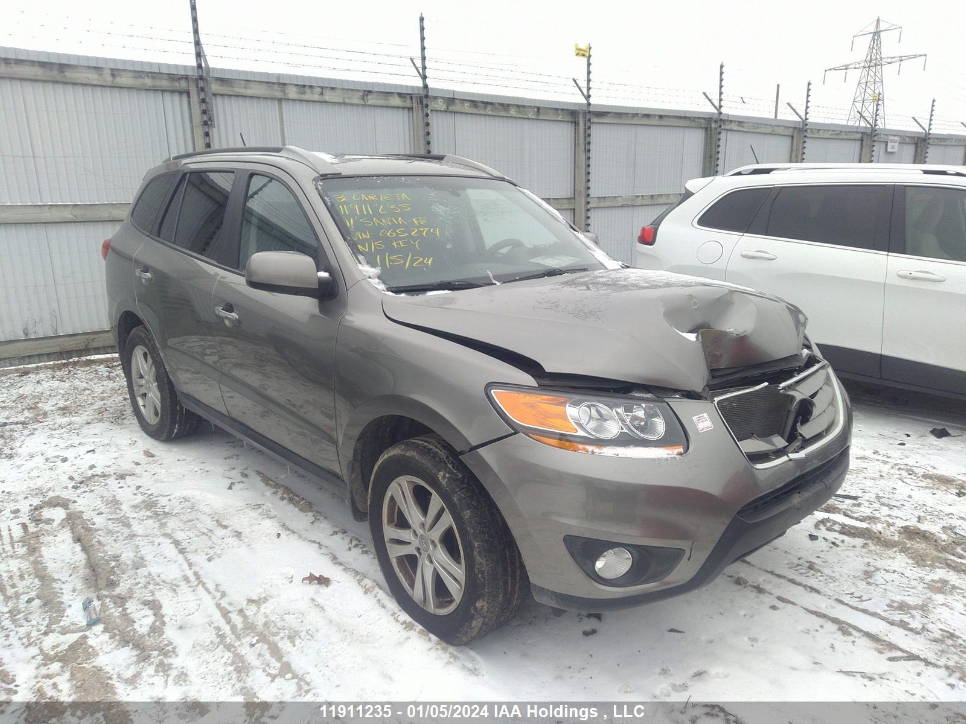 HYUNDAI SANTA FE 2011 5xyzhdag8bg065274