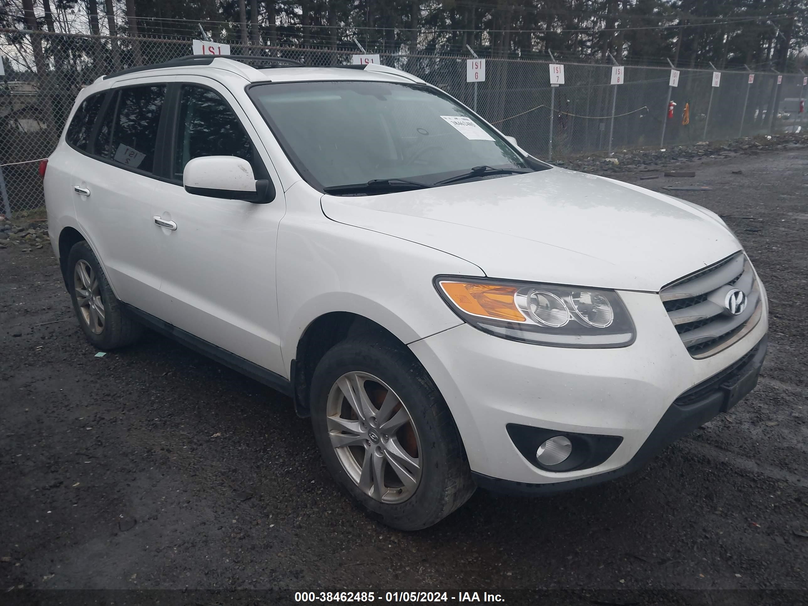 HYUNDAI SANTA FE 2012 5xyzhdag9cg138105