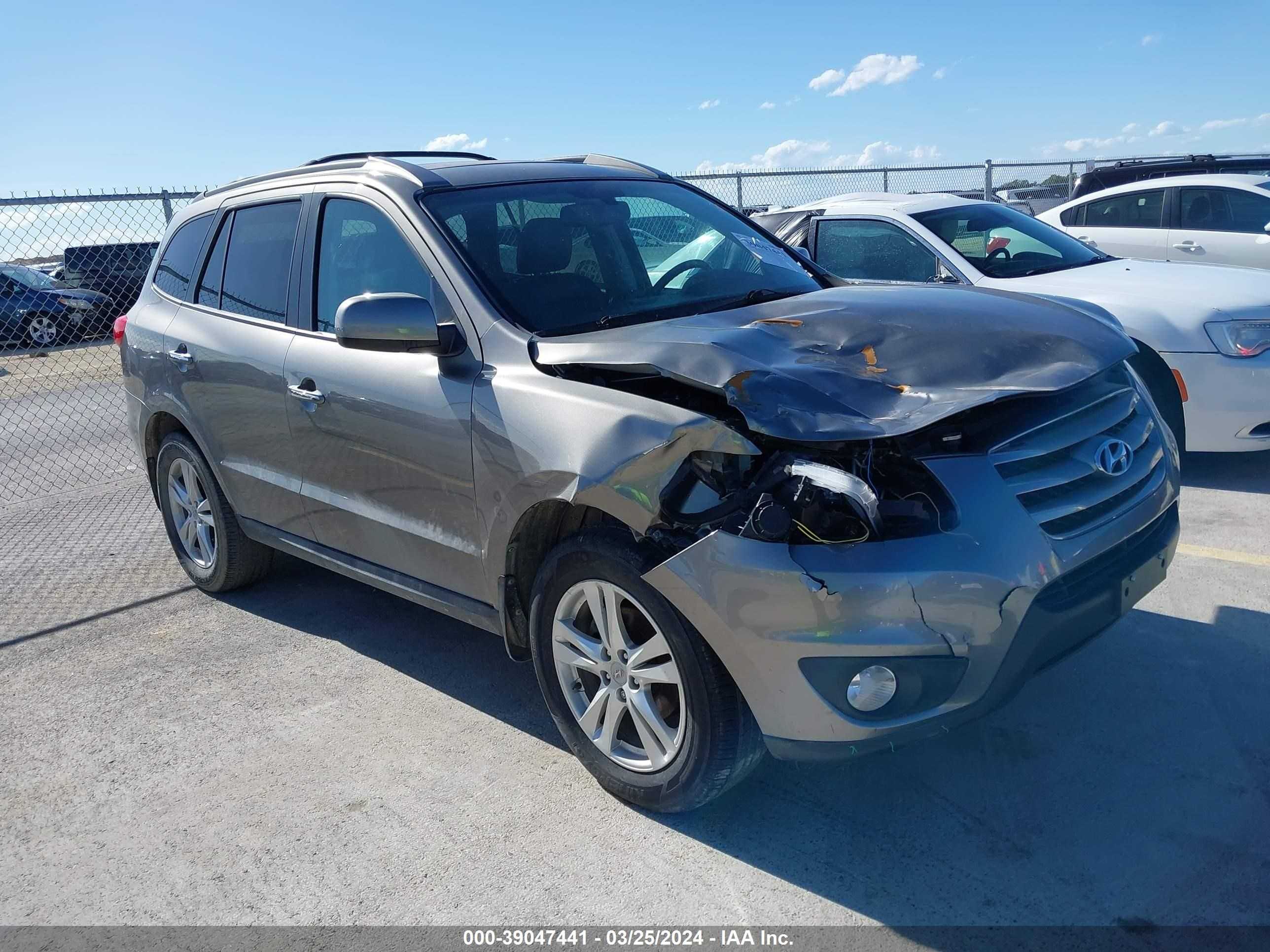 HYUNDAI SANTA FE 2012 5xyzk4agxcg154220