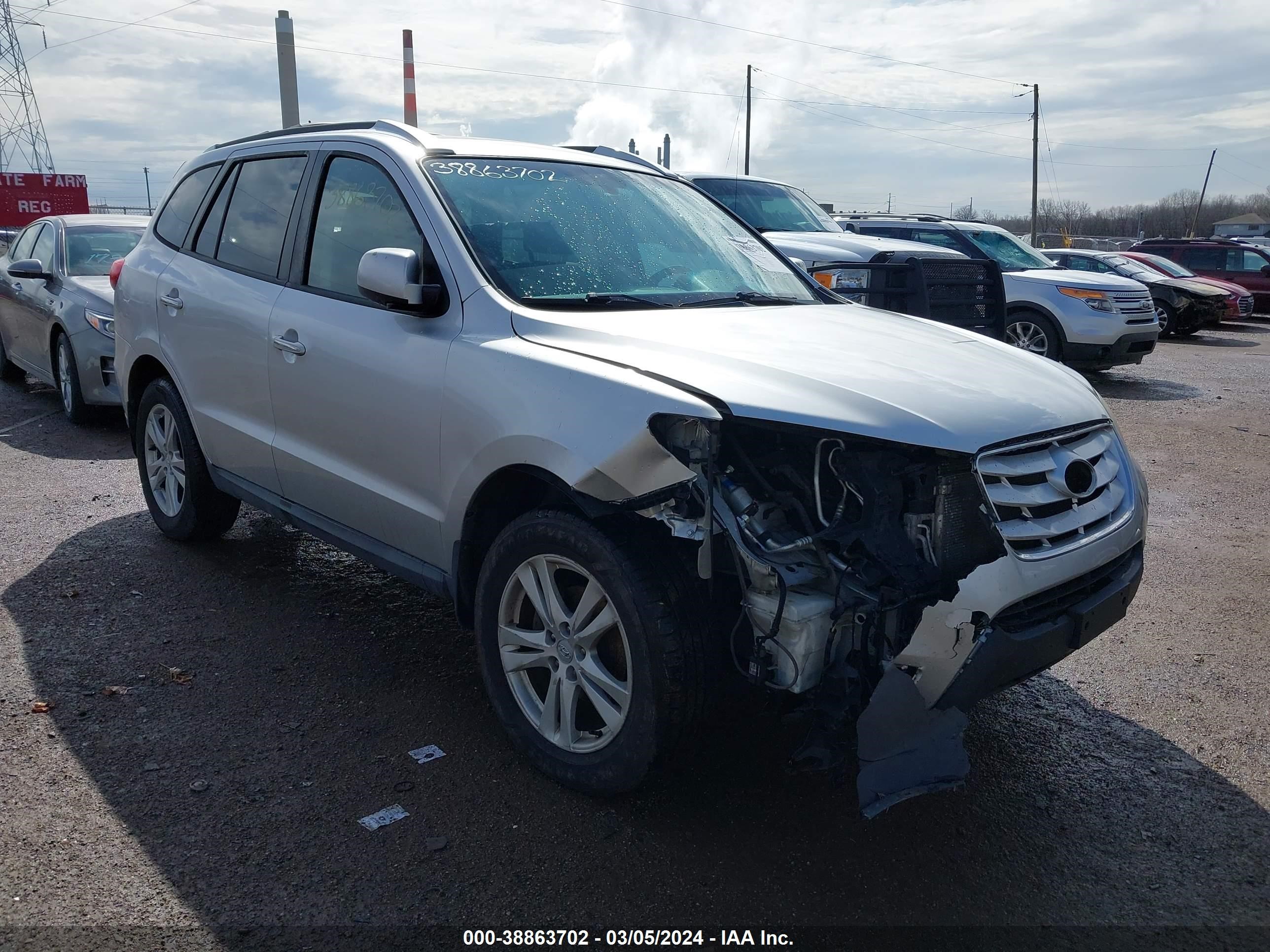 HYUNDAI SANTA FE 2011 5xyzkdag4bg034444