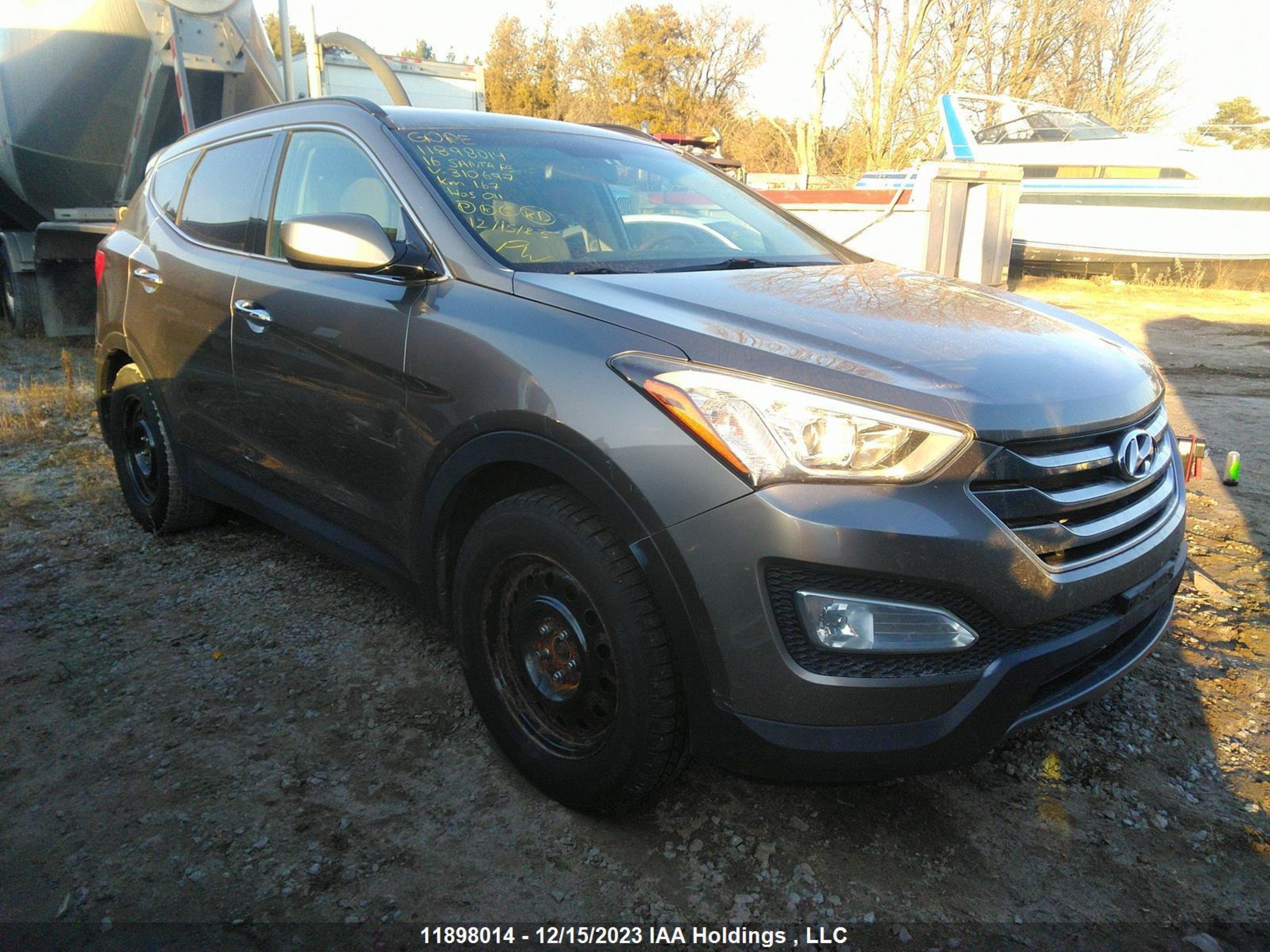 HYUNDAI SANTA FE 2016 5xyzt3lb0gg310697