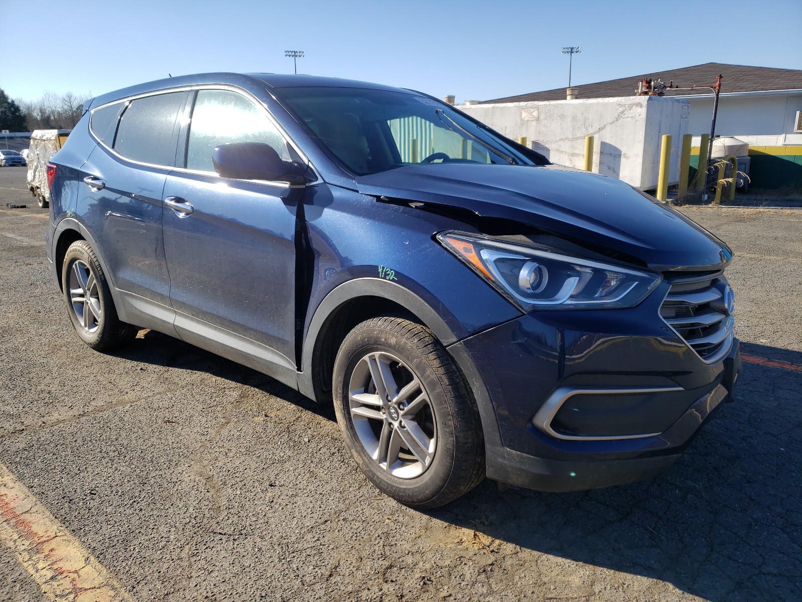 HYUNDAI SANTA FE S 2018 5xyzt3lb1jg535556