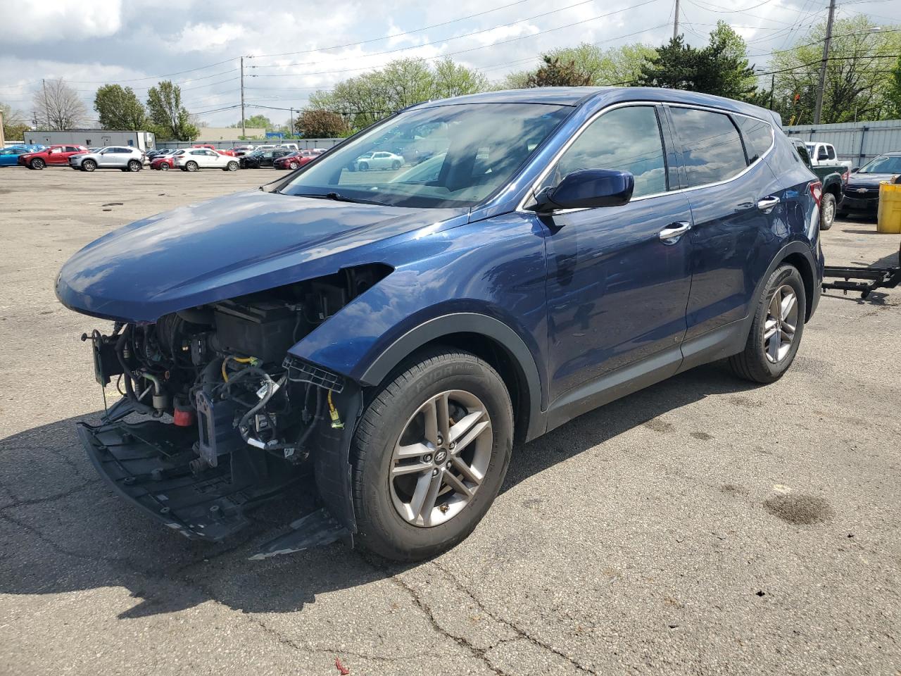 HYUNDAI SANTA FE 2017 5xyzt3lb4hg449541