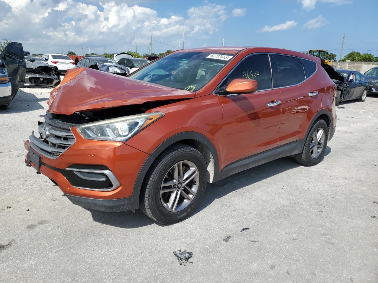 HYUNDAI SANTA FE 2017 5xyzt3lb6hg419182