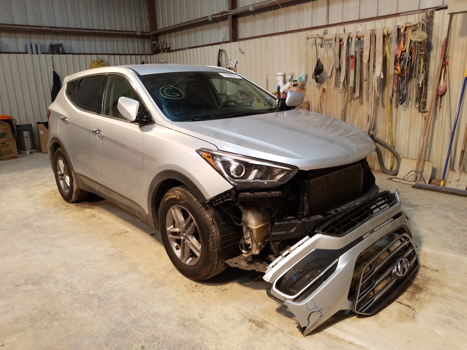 HYUNDAI SANTA FE S 2018 5xyzt3lb7jg557366