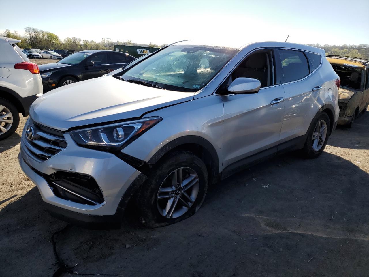 HYUNDAI SANTA FE 2018 5xyzt3lb7jg573180