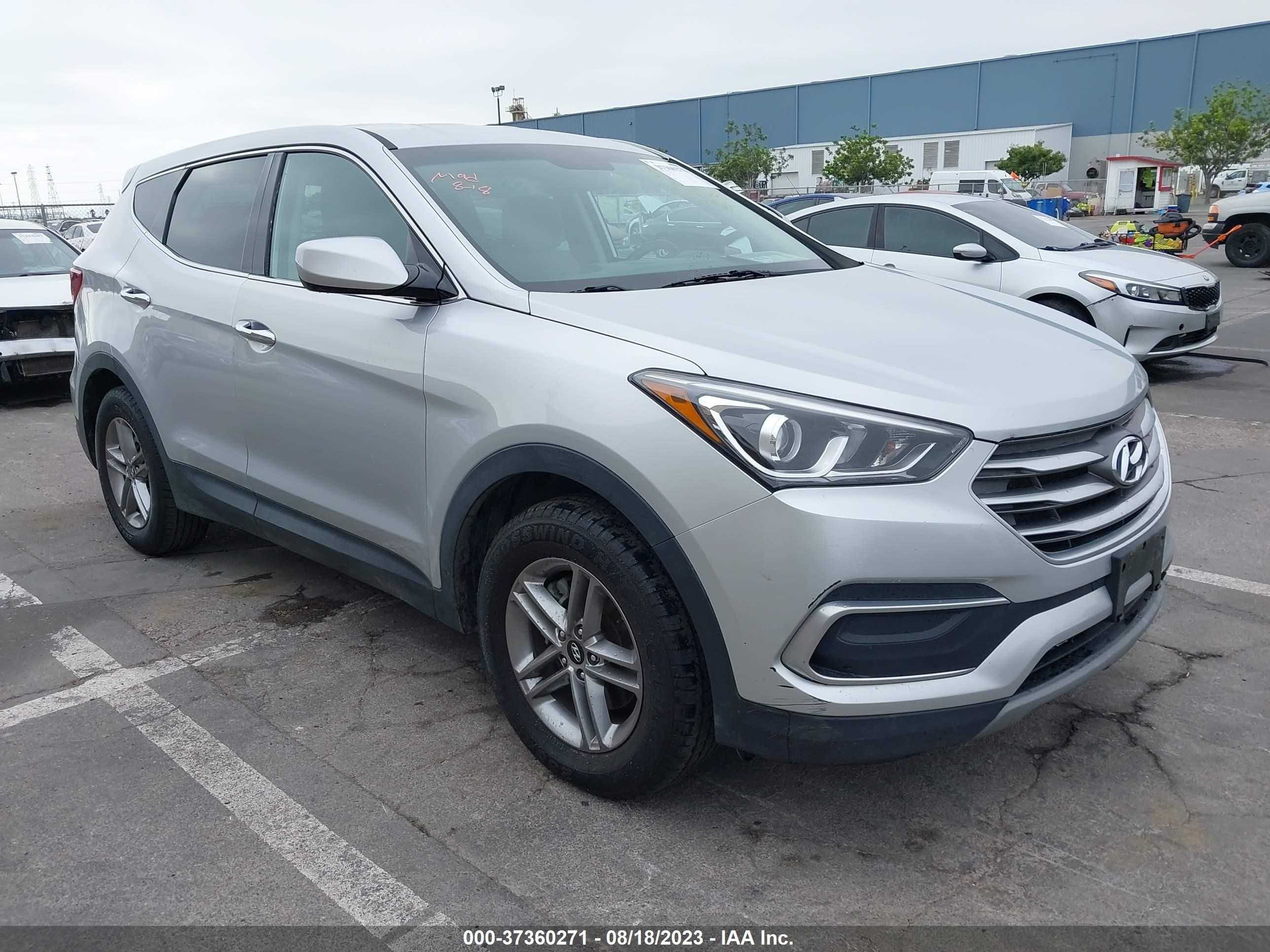 HYUNDAI SANTA FE 2018 5xyzt3lbxjg553702