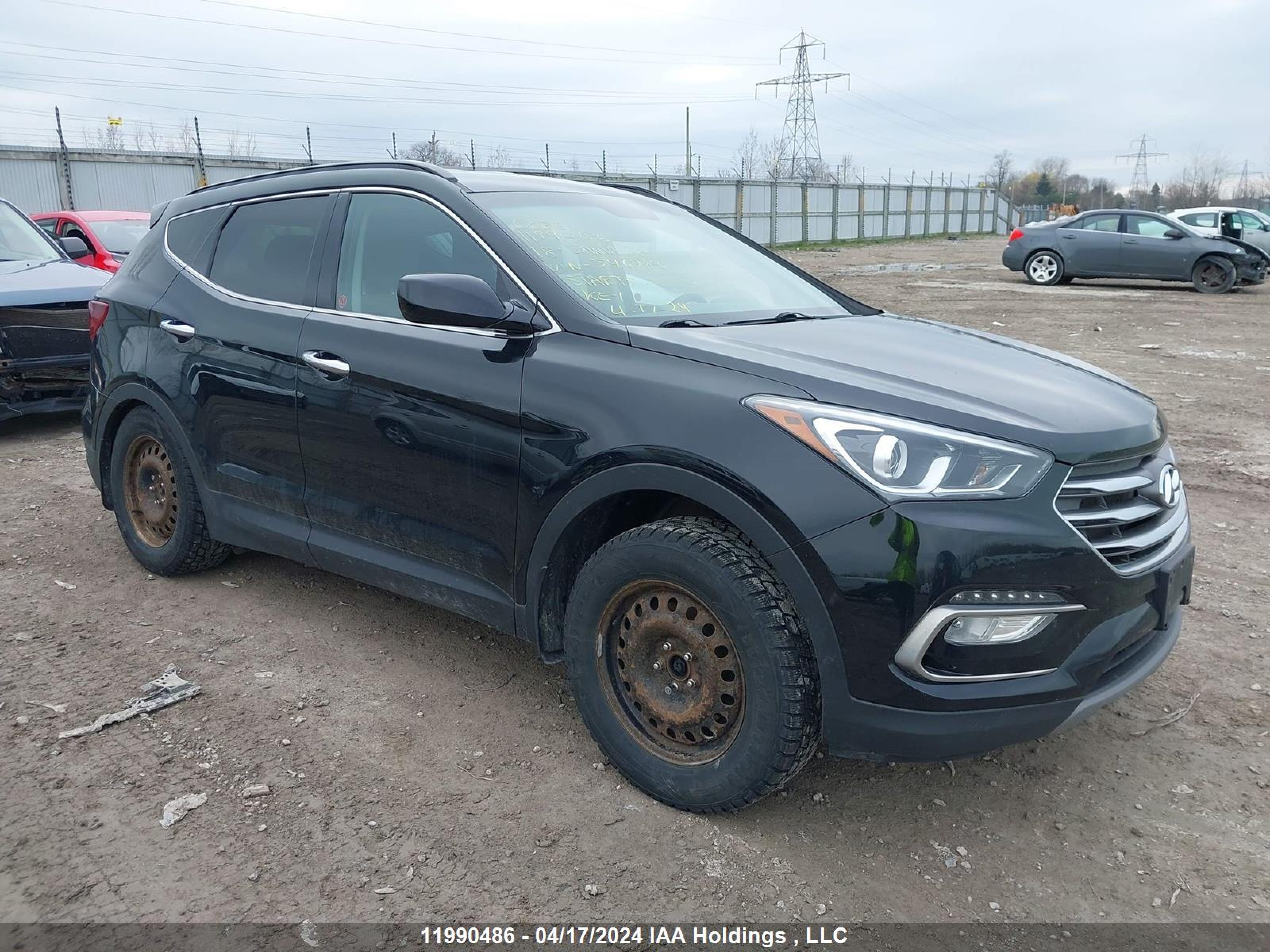 HYUNDAI SANTA FE 2018 5xyztdlb7jg546289