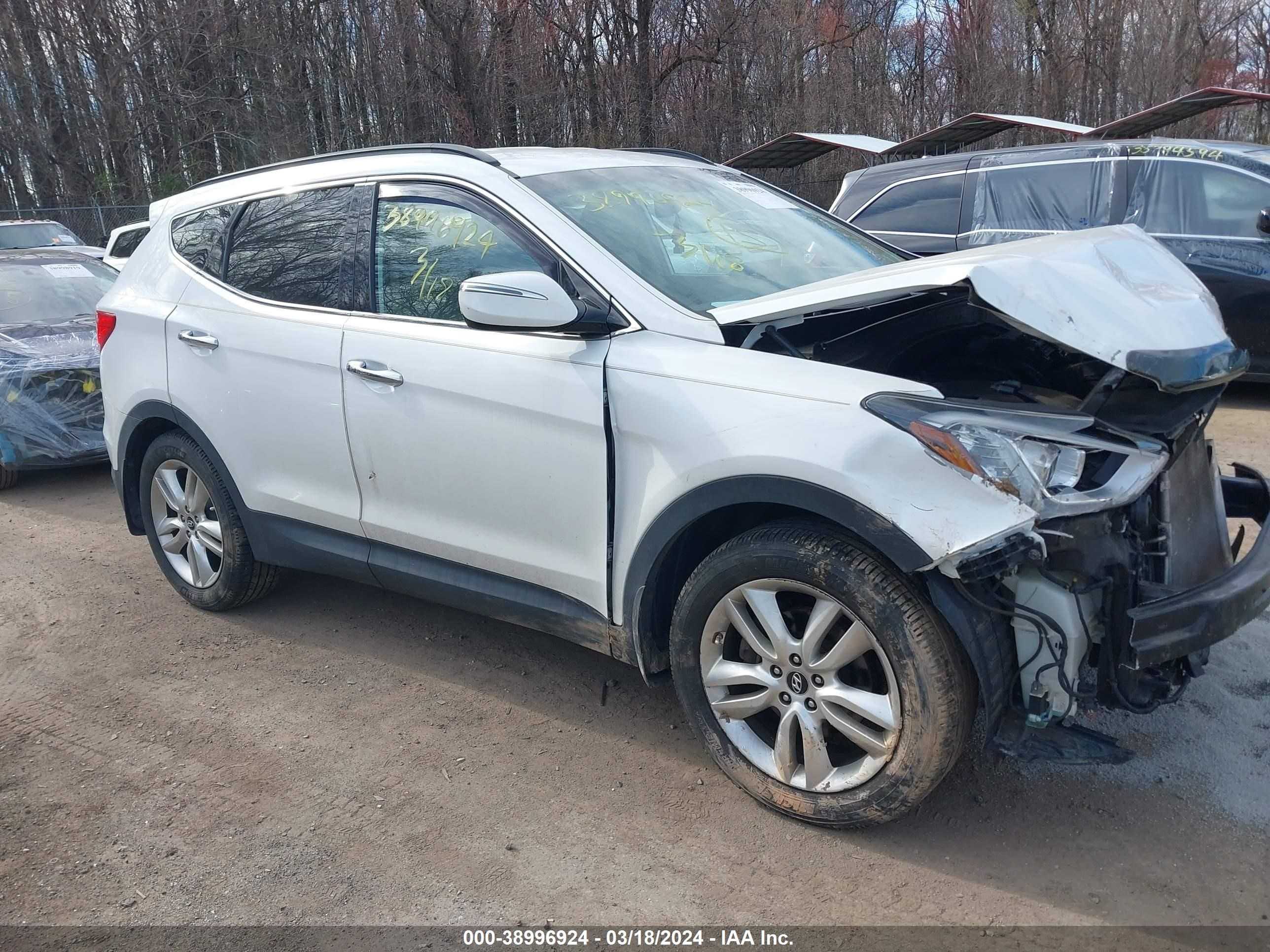 HYUNDAI SANTA FE 2014 5xyzu3la1eg166417