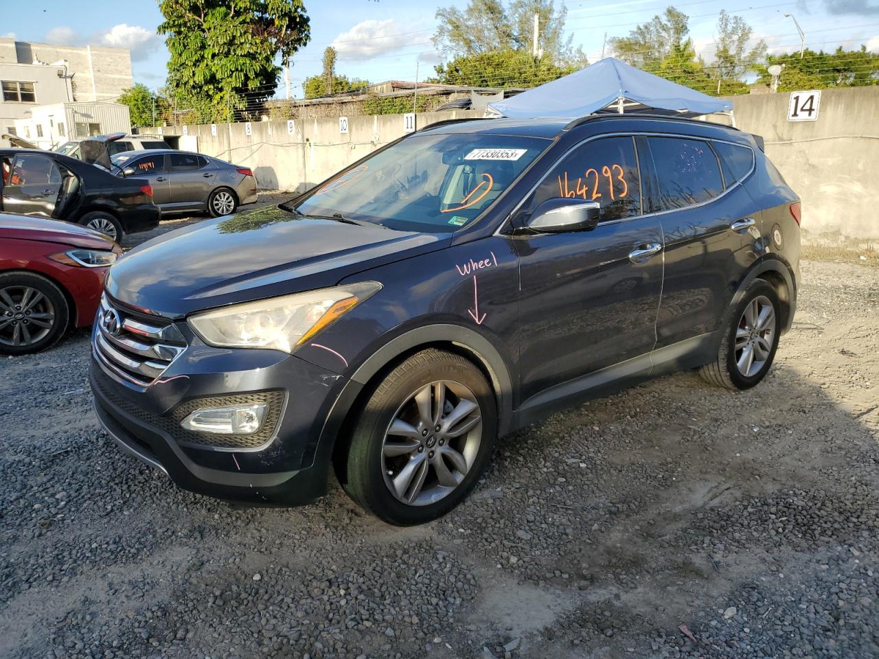 HYUNDAI SANTA FE 2014 5xyzu3la3eg189150