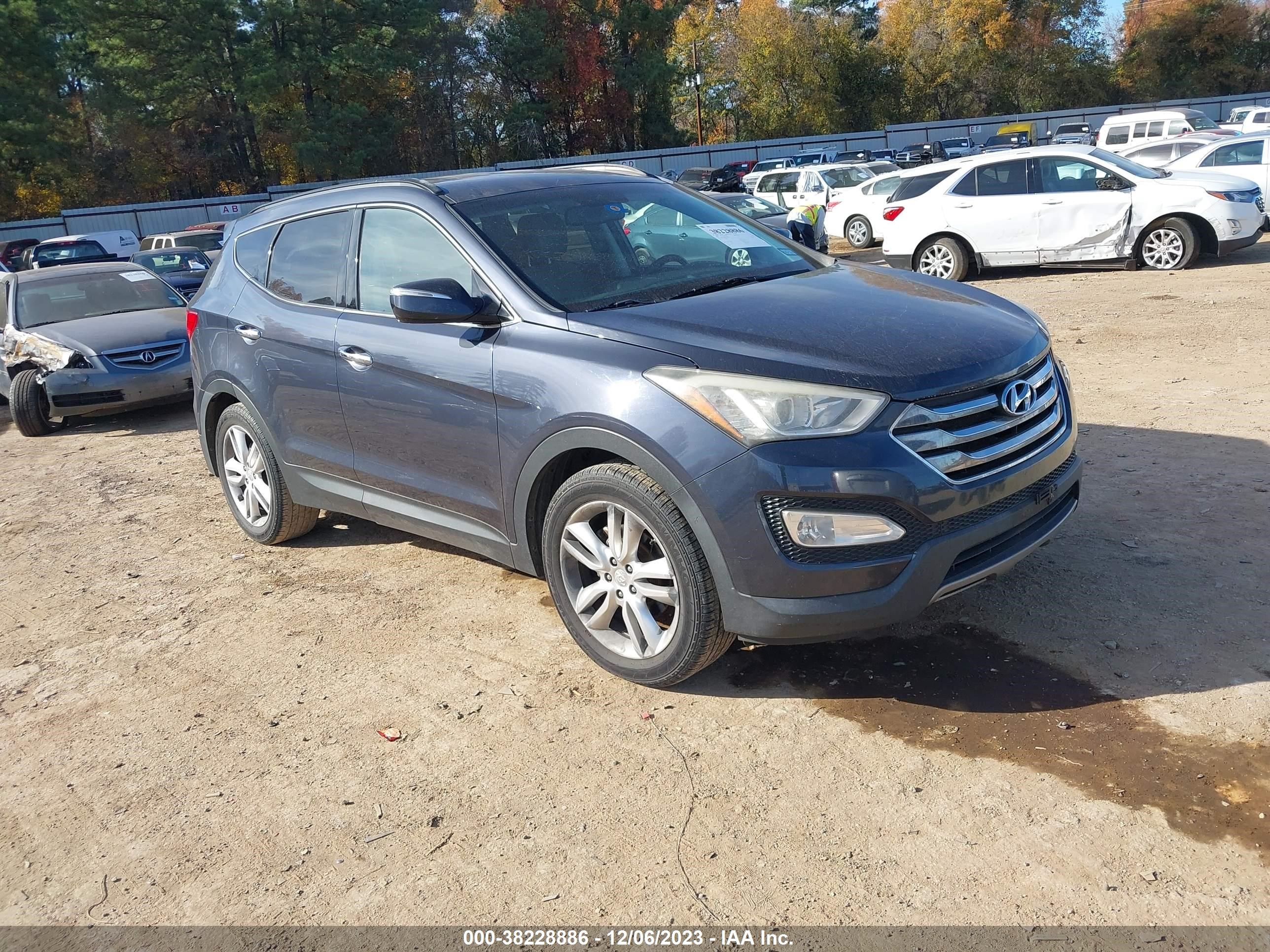 HYUNDAI SANTA FE 2013 5xyzu3laxdg120812