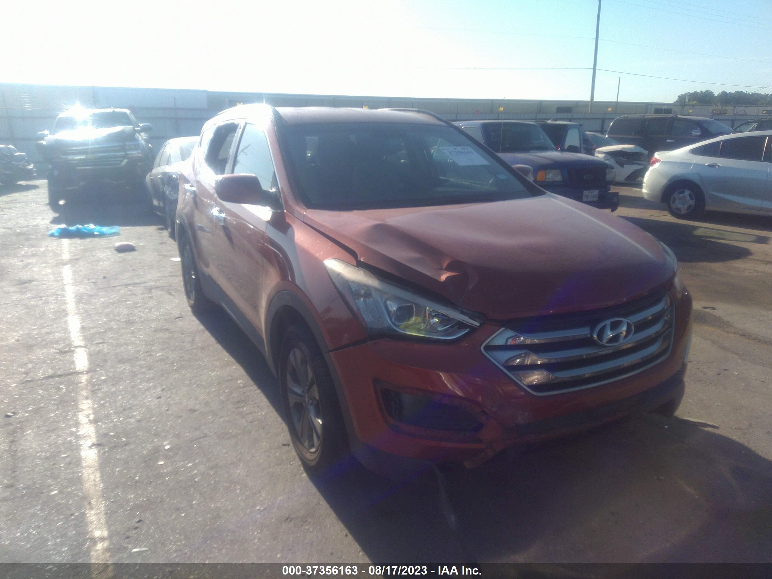 HYUNDAI SANTA FE 2016 5xyzu3lb0gg335581