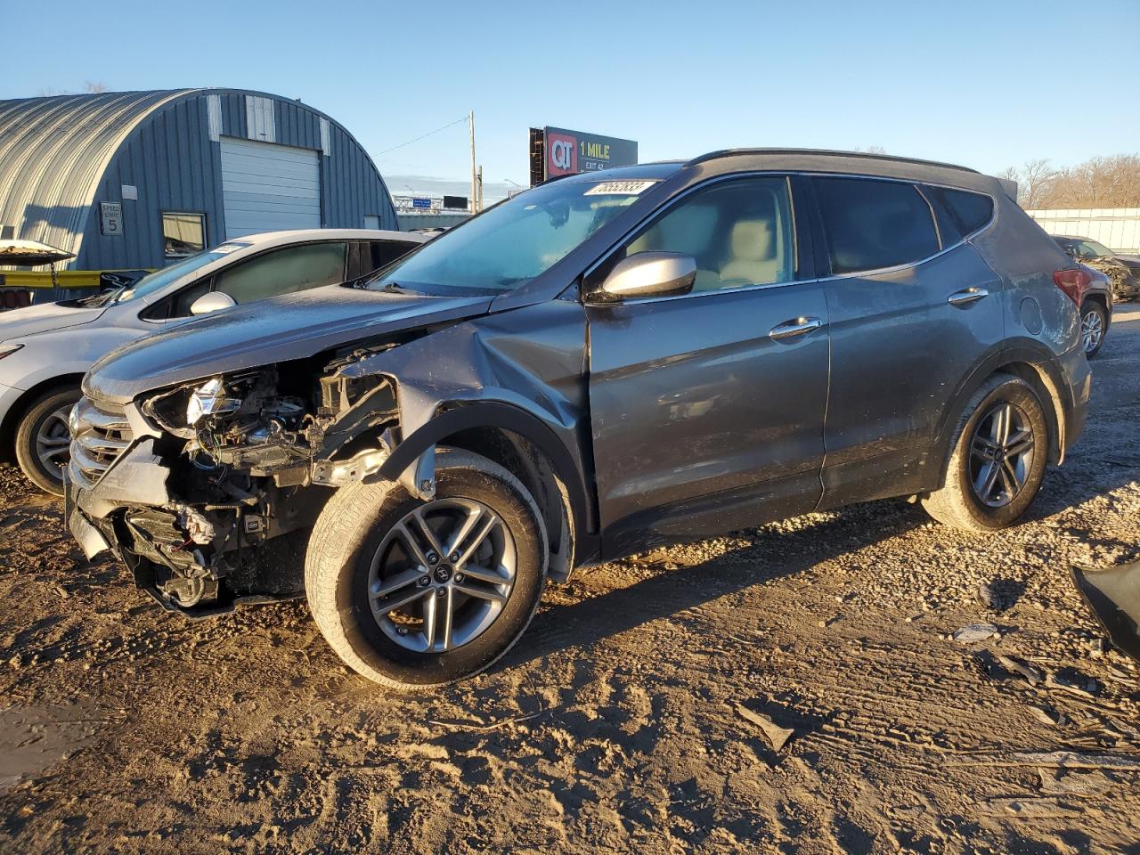 HYUNDAI SANTA FE 2017 5xyzu3lb3hg415409