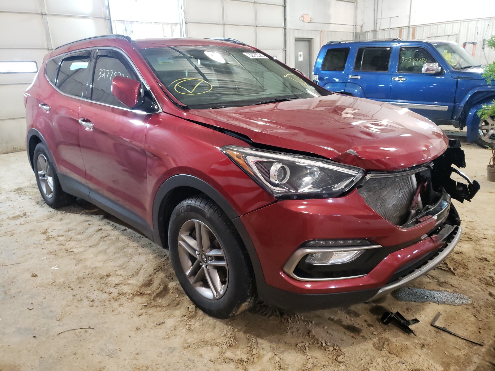 HYUNDAI SANTA FE S 2017 5xyzu3lb3hg445915