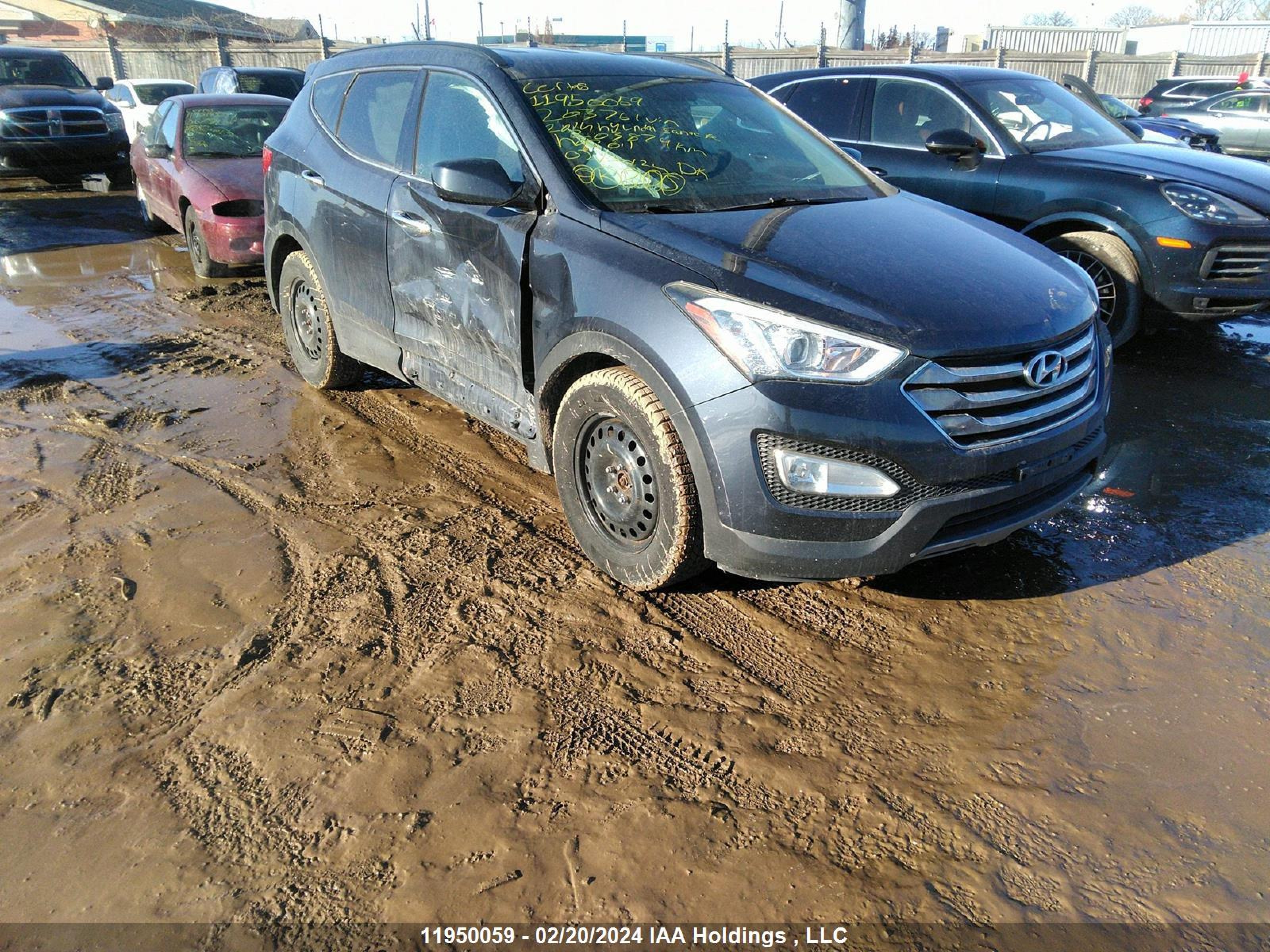 HYUNDAI SANTA FE 2014 5xyzu3lb4eg203761