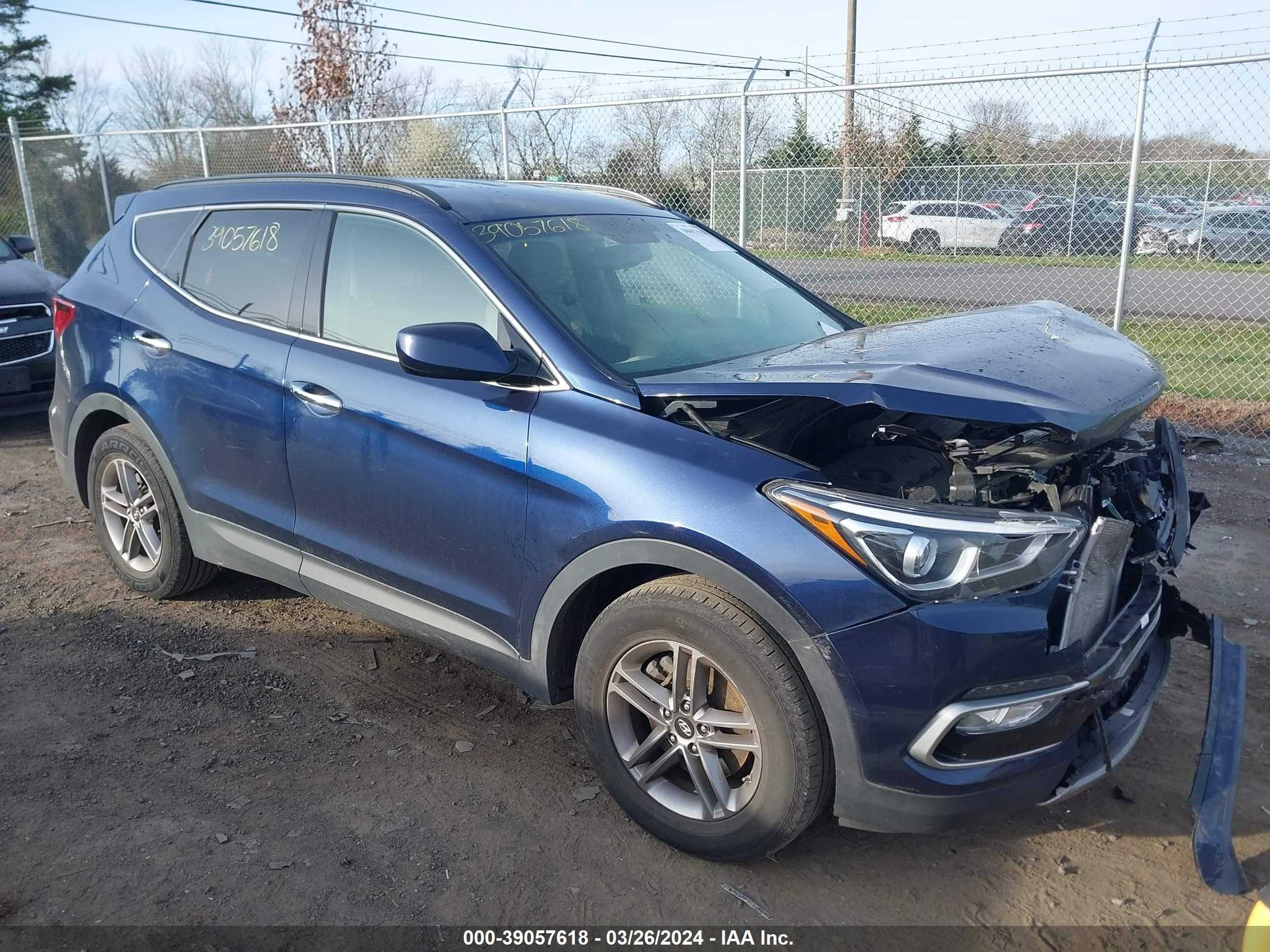 HYUNDAI SANTA FE 2017 5xyzu3lb4hg467969