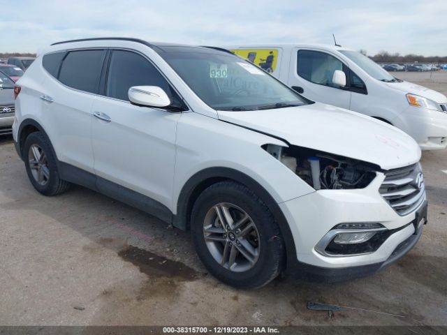 HYUNDAI SANTA FE SPORT 2018 5xyzu3lb4jg557855