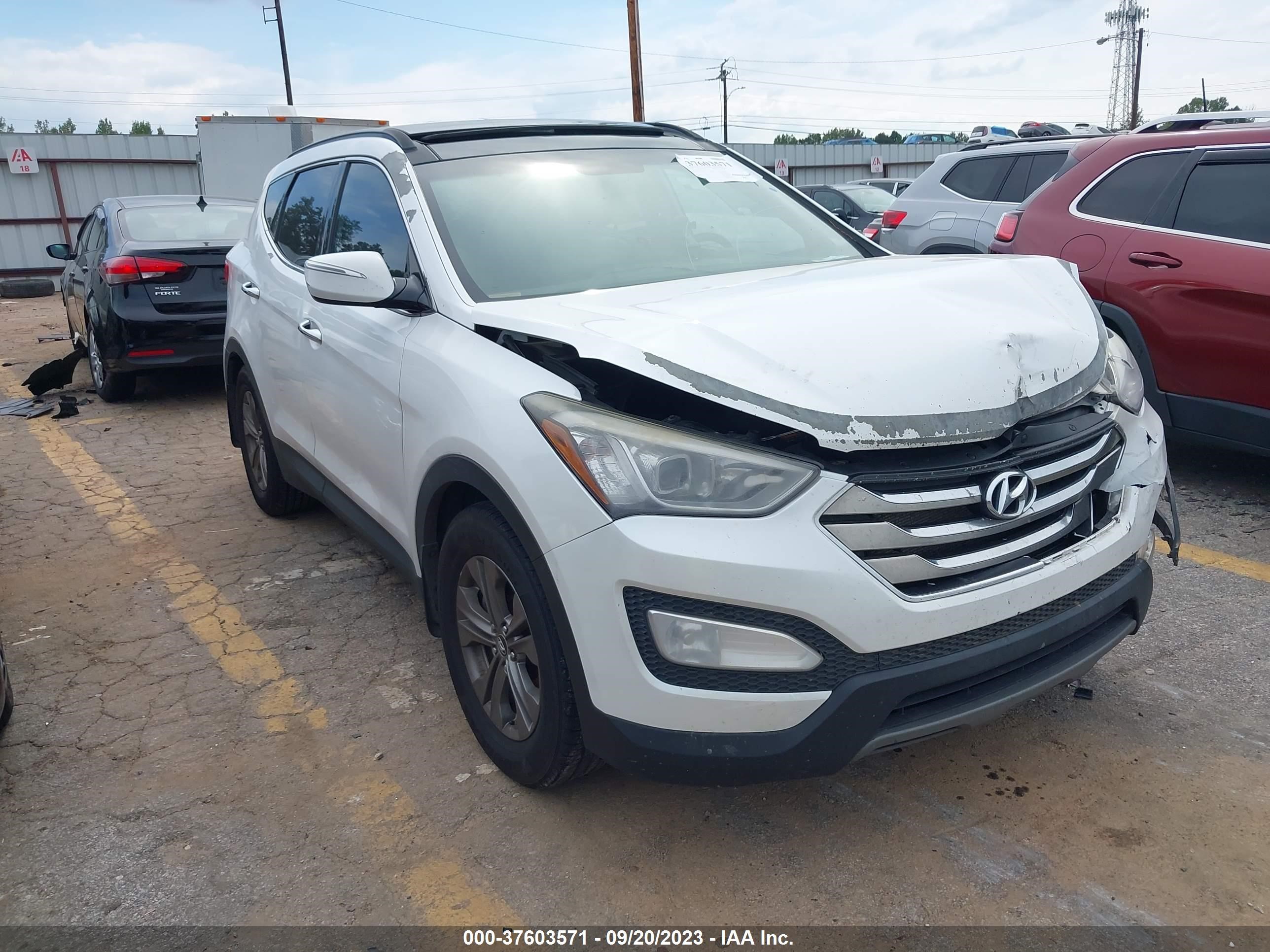 HYUNDAI SANTA FE 2014 5xyzu3lb5eg183827