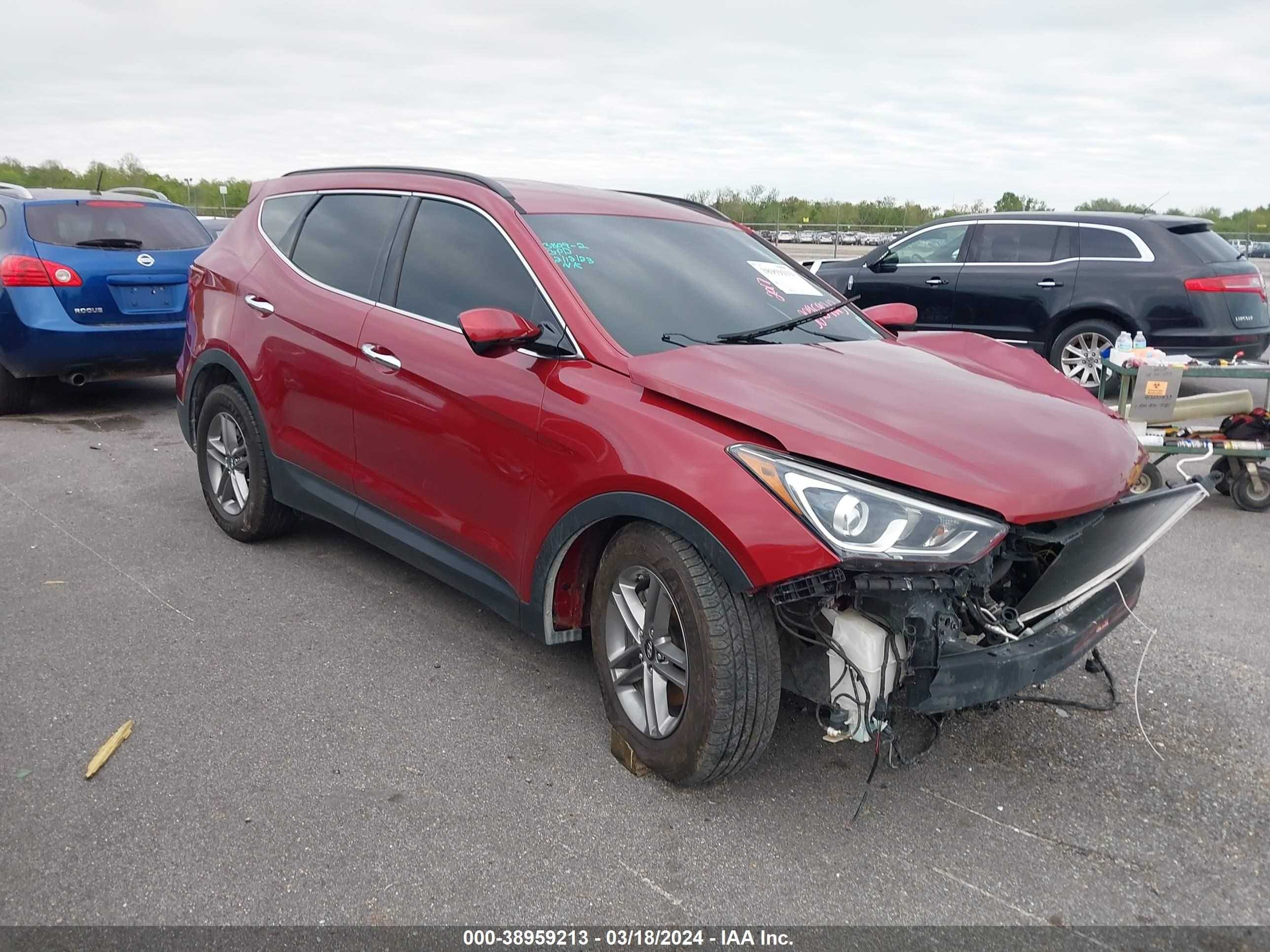 HYUNDAI SANTA FE 2017 5xyzu3lb5hg399570