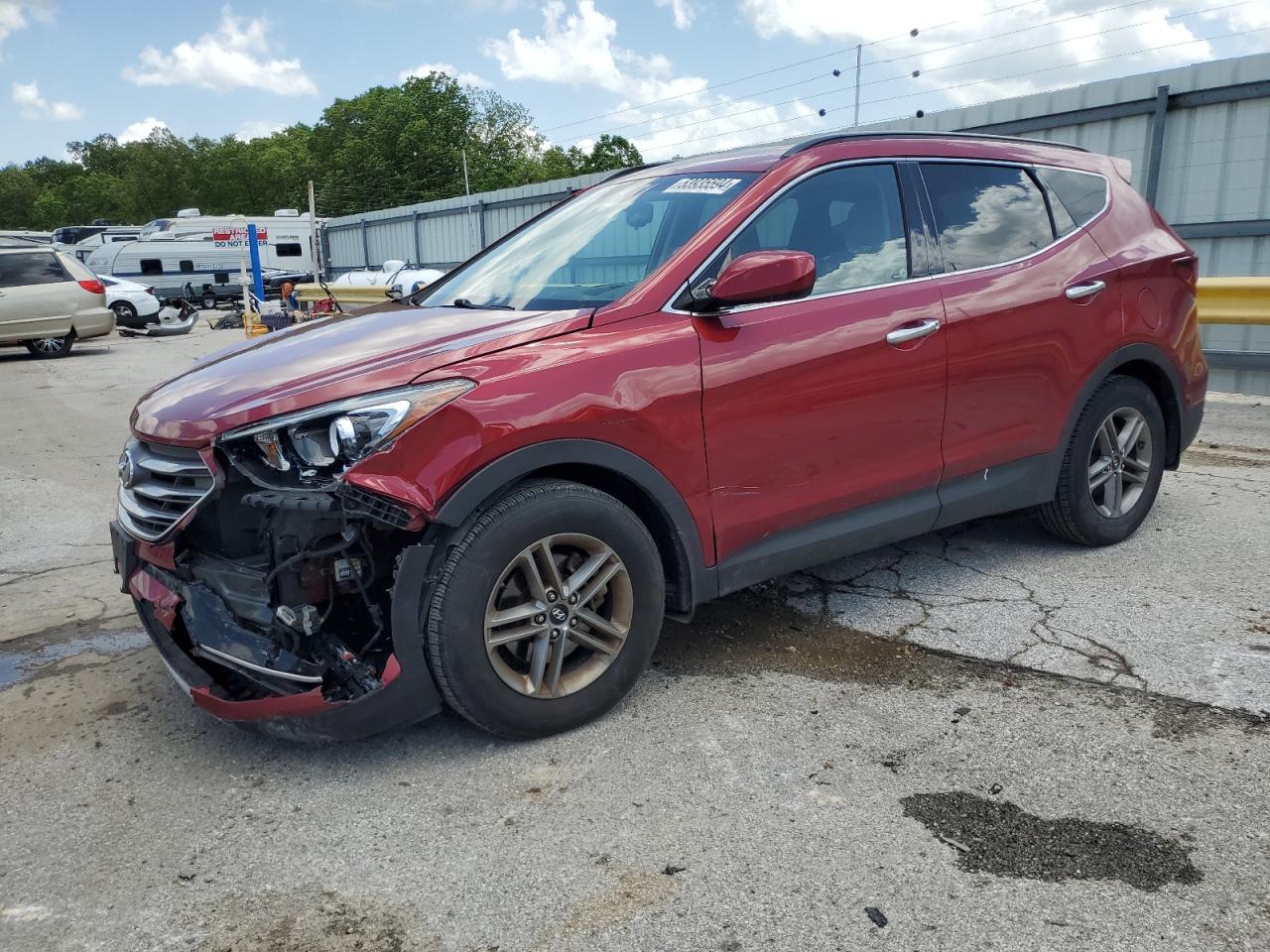 HYUNDAI SANTA FE 2017 5xyzu3lb6hg389002