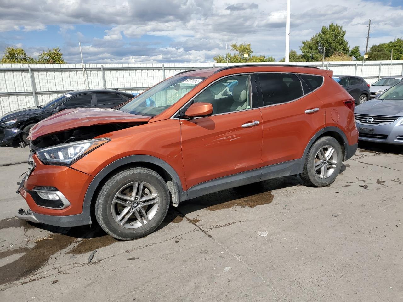 HYUNDAI SANTA FE 2017 5xyzu3lb6hg492467