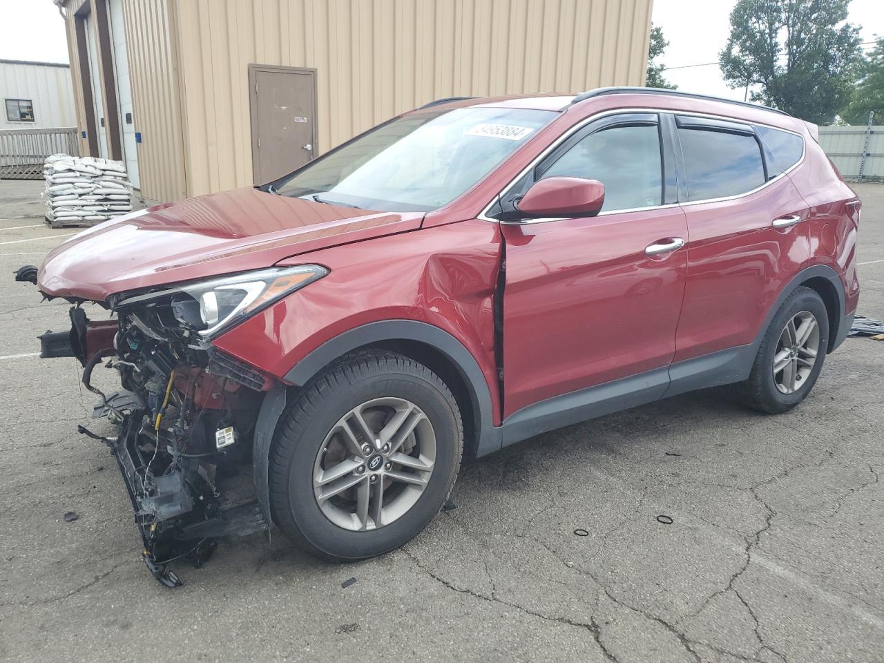 HYUNDAI SANTA FE 2017 5xyzu3lb8hg487013