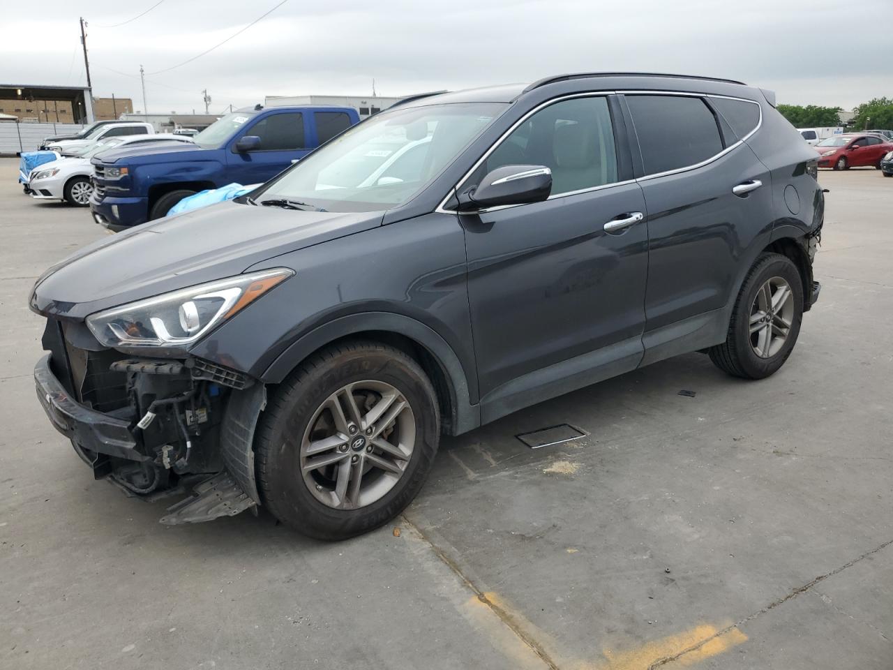 HYUNDAI SANTA FE 2018 5xyzu3lb8jg504978