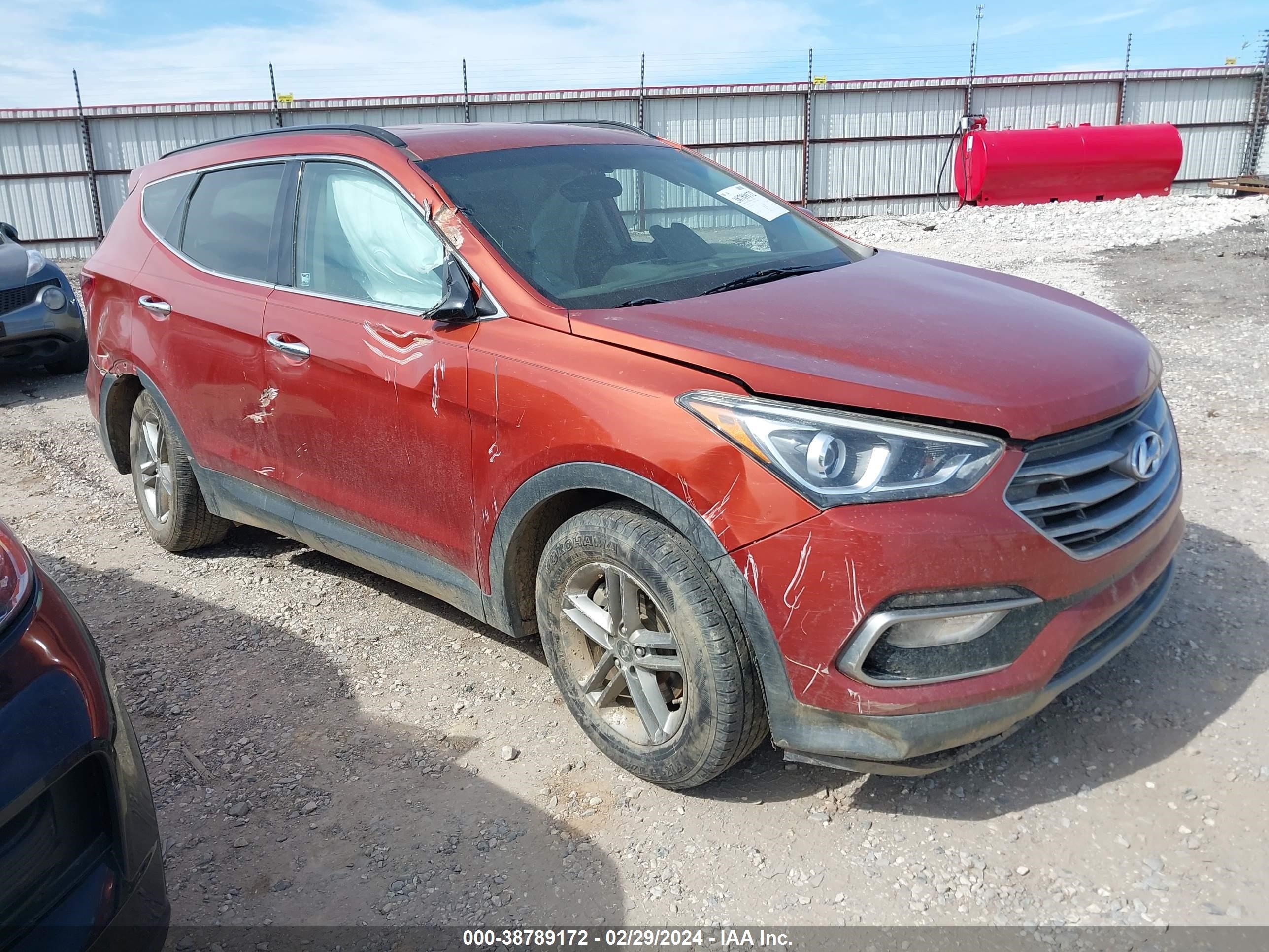 HYUNDAI SANTA FE 2017 5xyzu3lb9hg396042