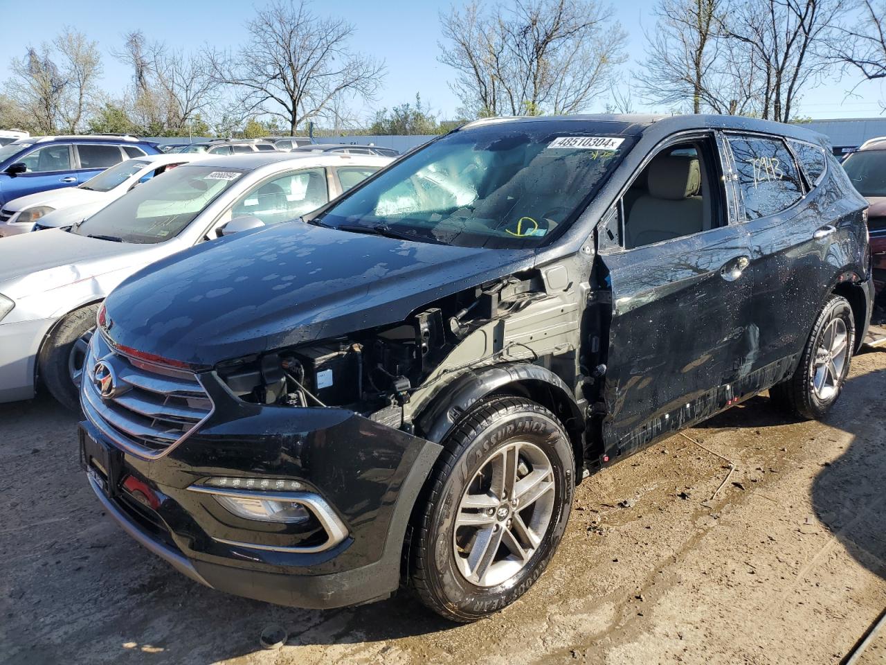 HYUNDAI SANTA FE 2017 5xyzu3lb9hg466378