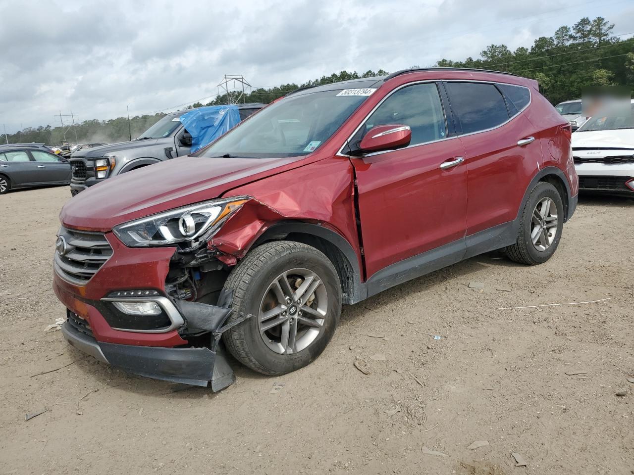 HYUNDAI SANTA FE 2017 5xyzu3lb9hg486291