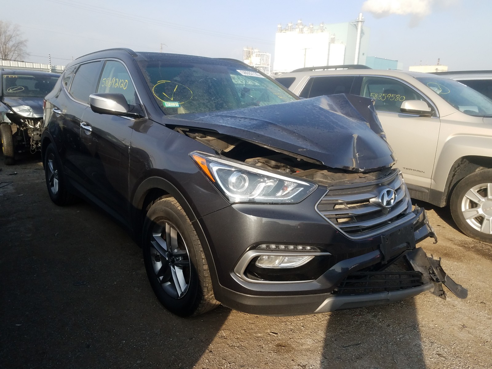 HYUNDAI SANTA FE S 2018 5xyzu3lb9jg543465