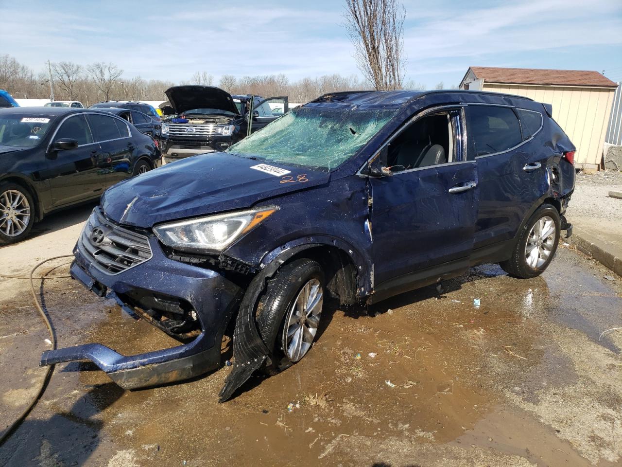 HYUNDAI SANTA FE 2018 5xyzu4laxjg505028