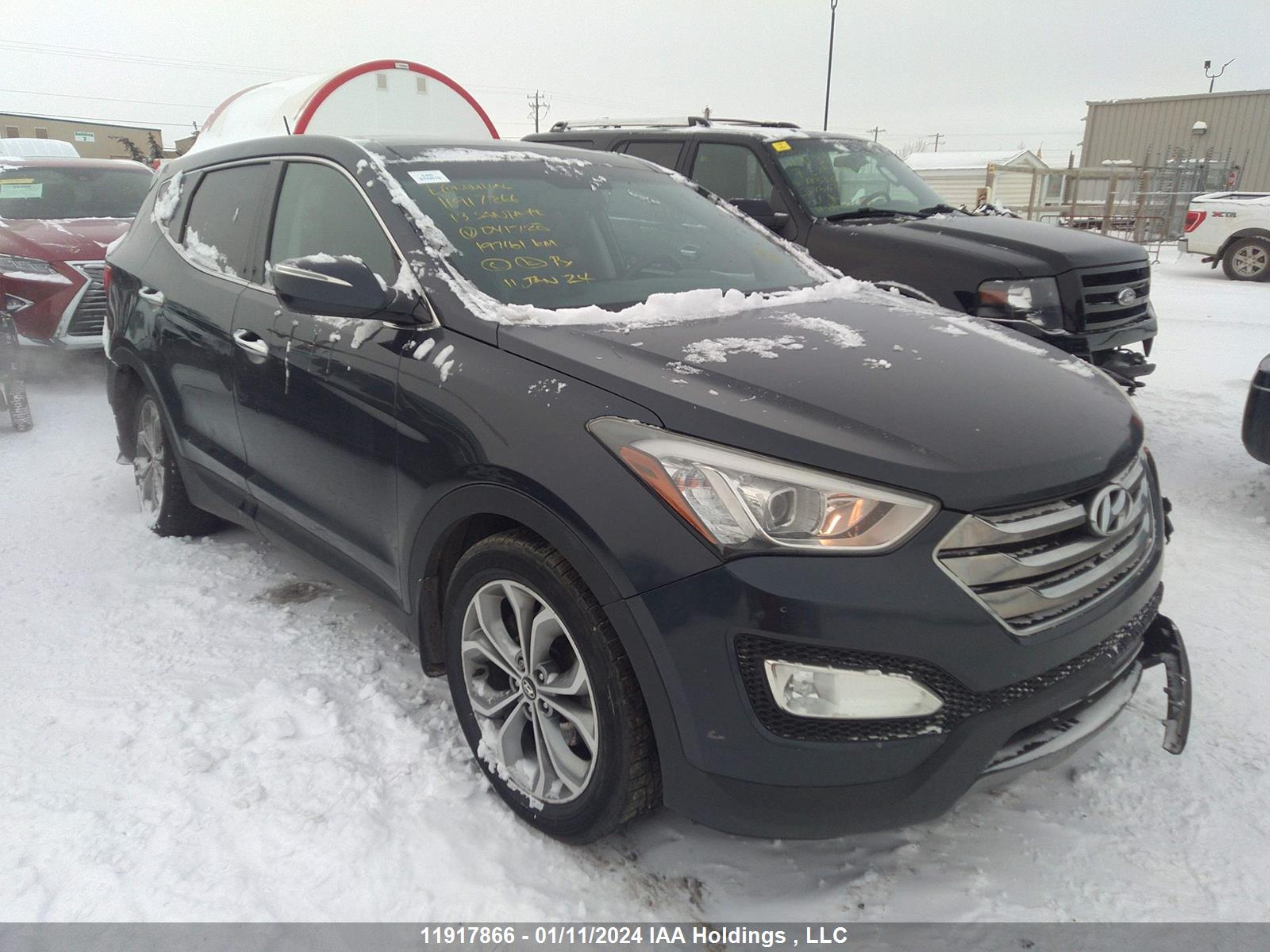 HYUNDAI SANTA FE 2013 5xyzudla1dg041728