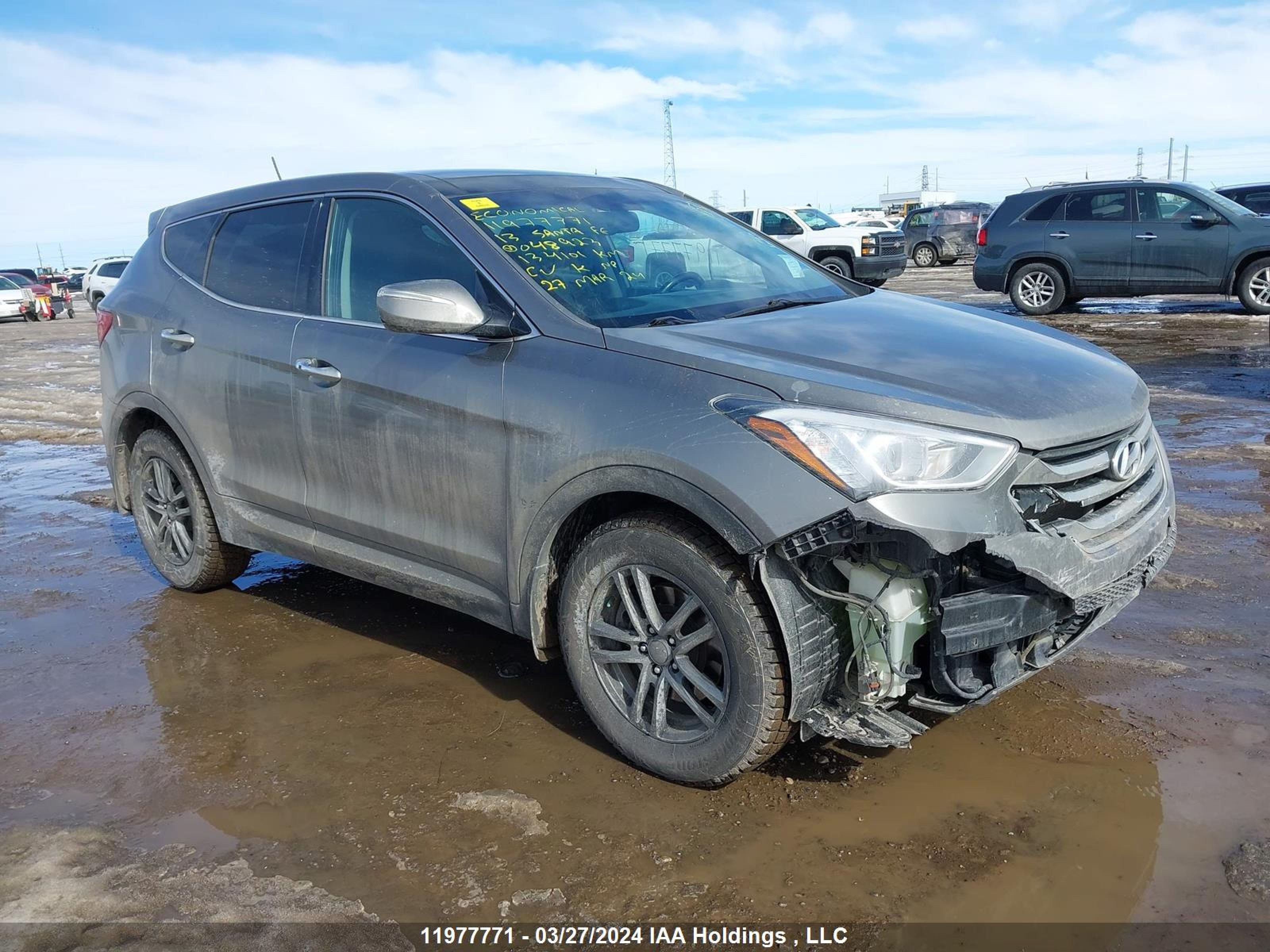 HYUNDAI SANTA FE 2013 5xyzudla1dg048923