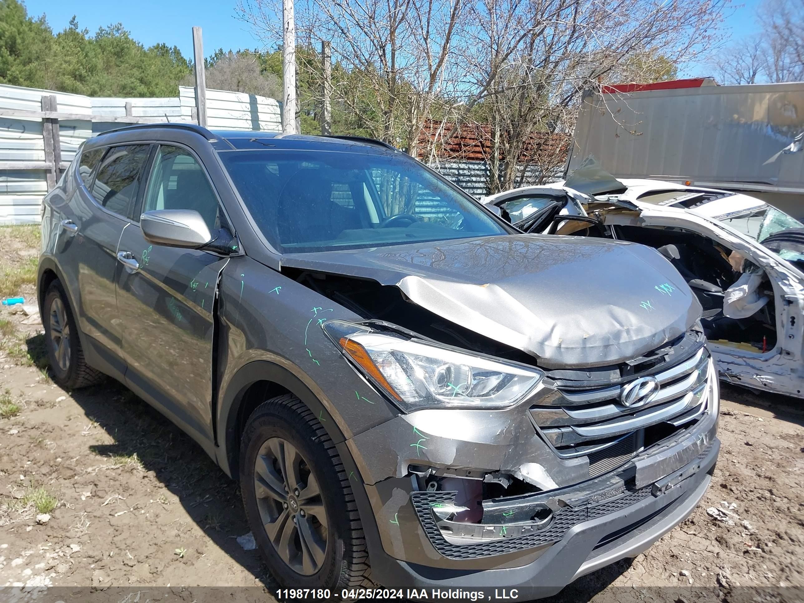 HYUNDAI SANTA FE 2015 5xyzudla1fg262507