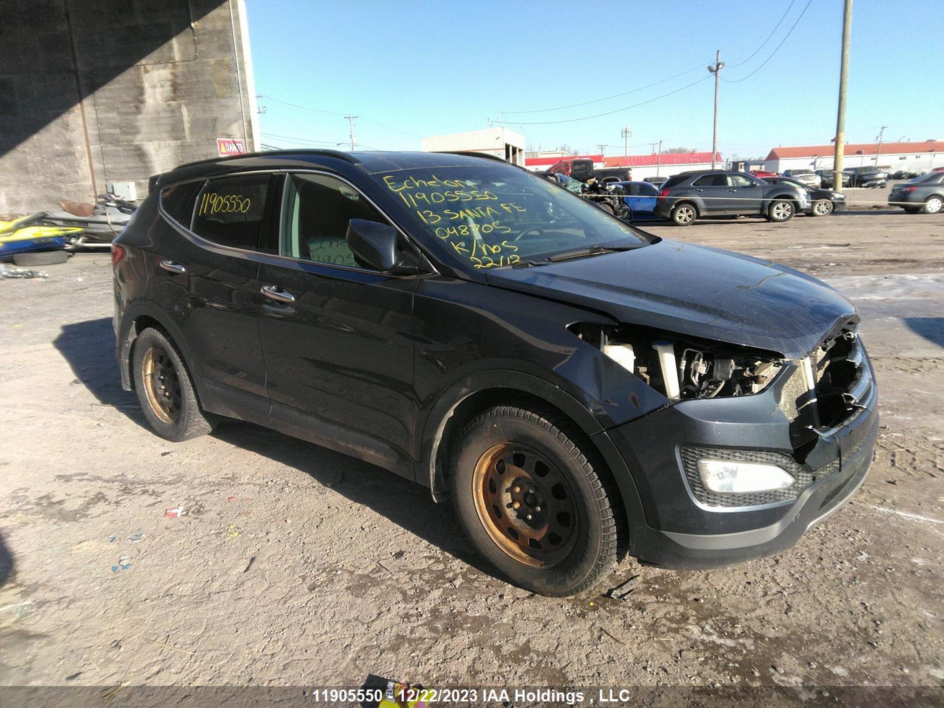 HYUNDAI SANTA FE 2013 5xyzudla2dg048705