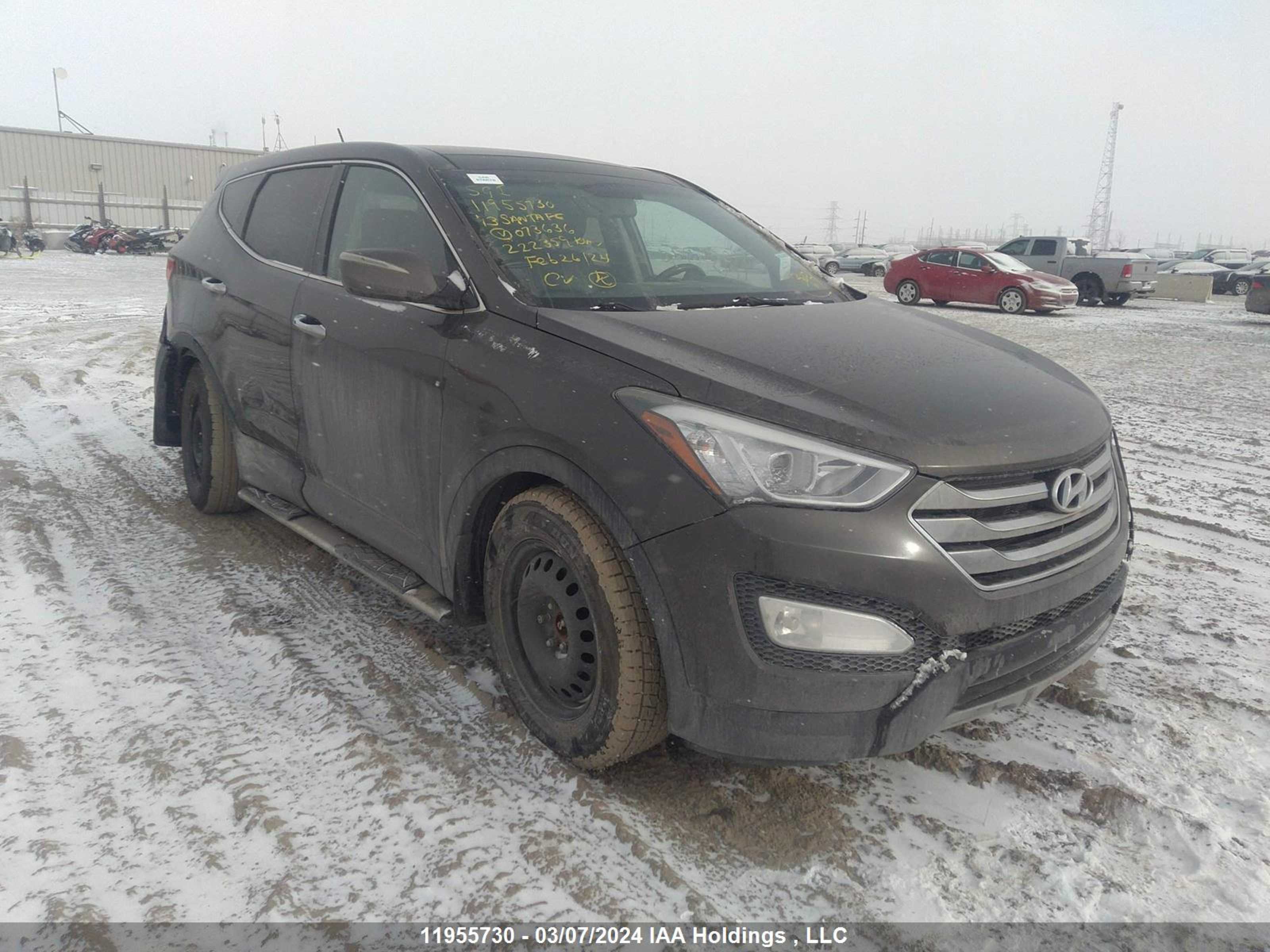 HYUNDAI SANTA FE 2013 5xyzudla2dg073636